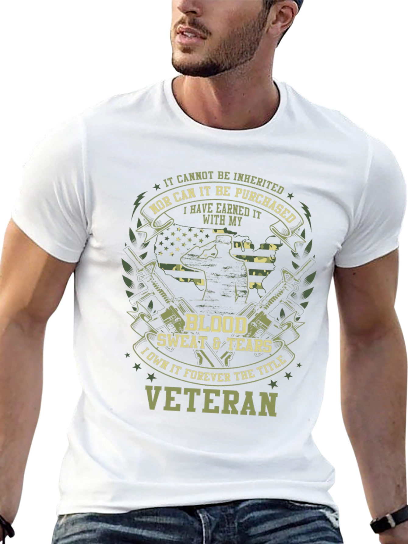 Veteran Pride Tee: Earned Not Inherited