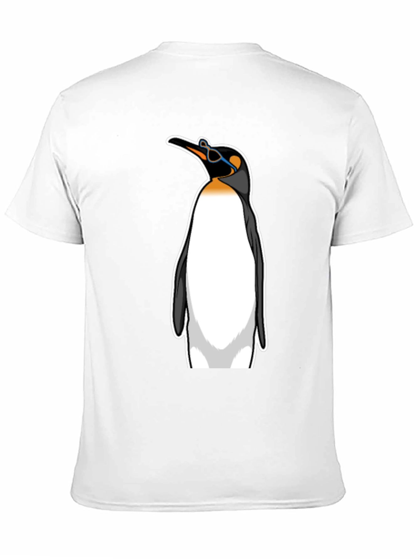 Cool Penguin Graphic Tee - Black Cotton T-Shirt