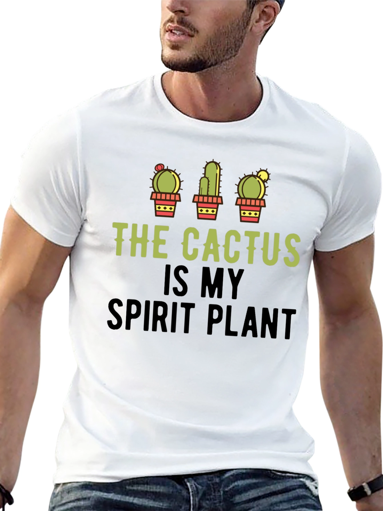Cactus Spirit Plant Graphic Tee
