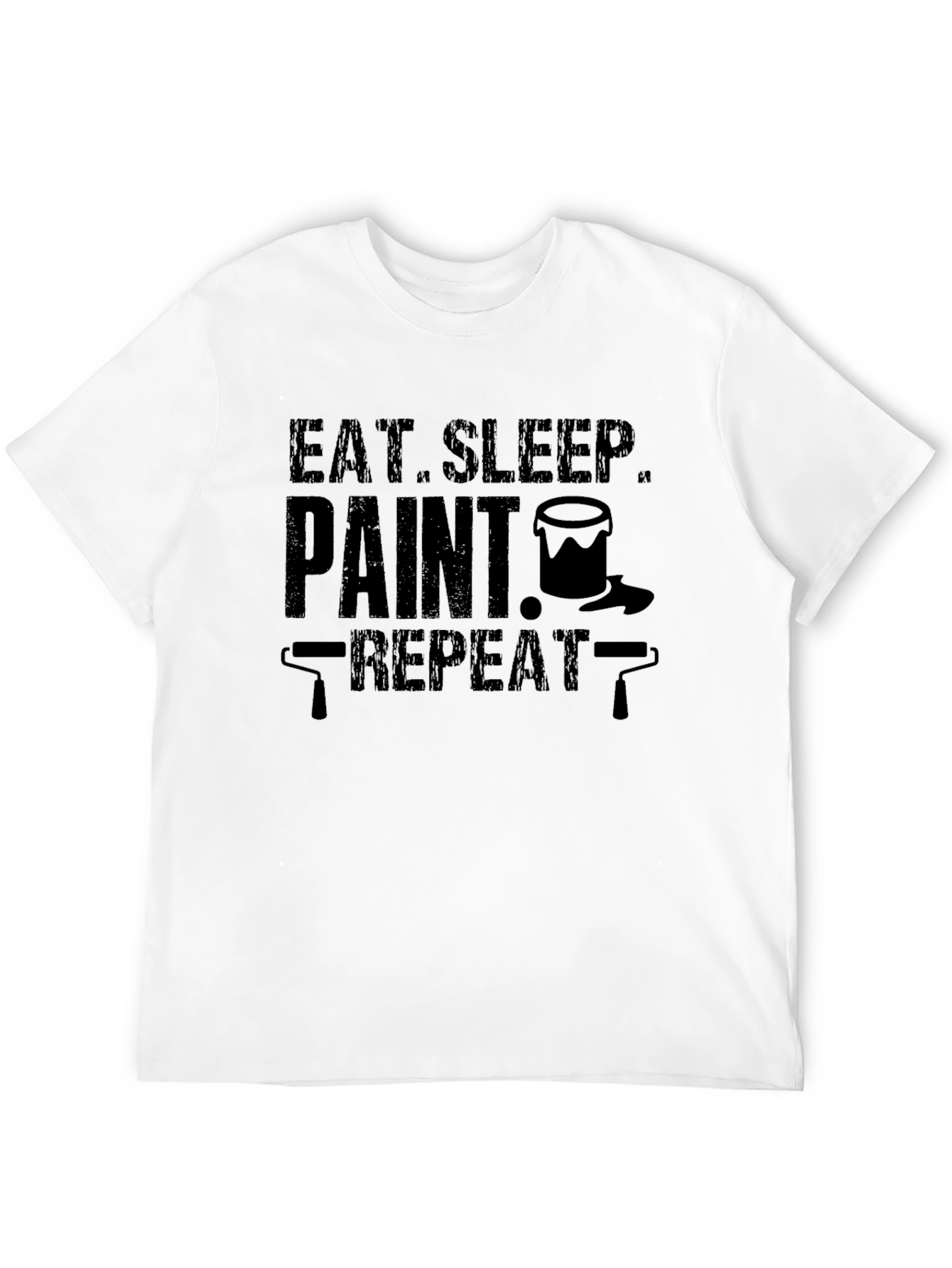 Eat Sleep Paint Repeat Graphic T-Shirt