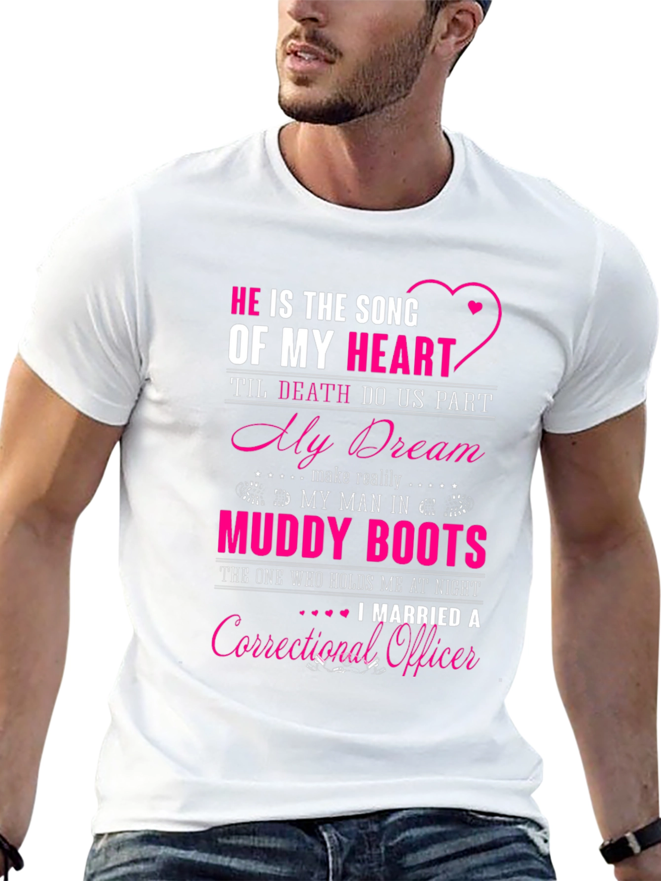 Correctional Officers Love T-Shirt
