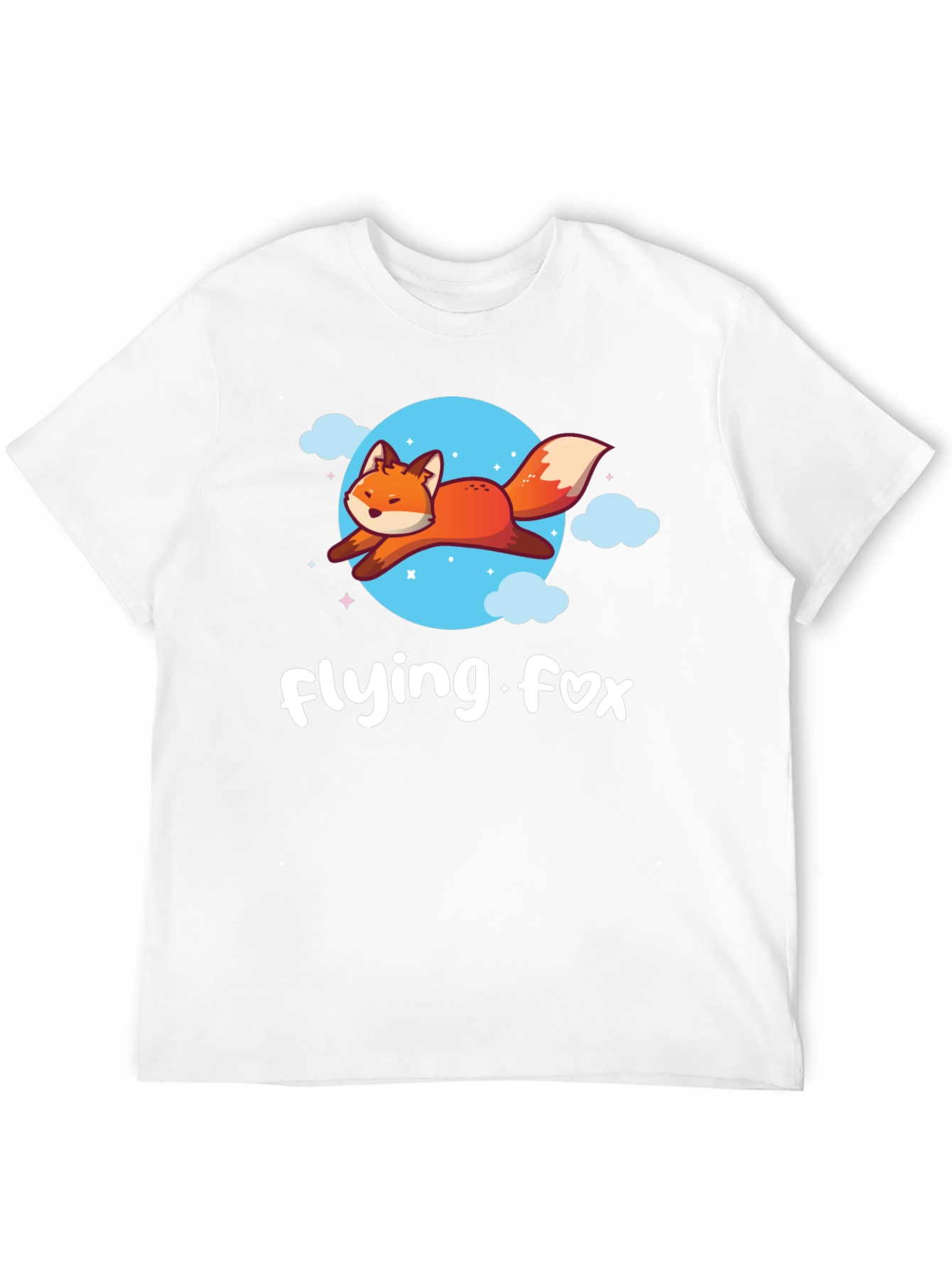 Flying Fox Graphic Tee - Cartoon Animal T-Shirt