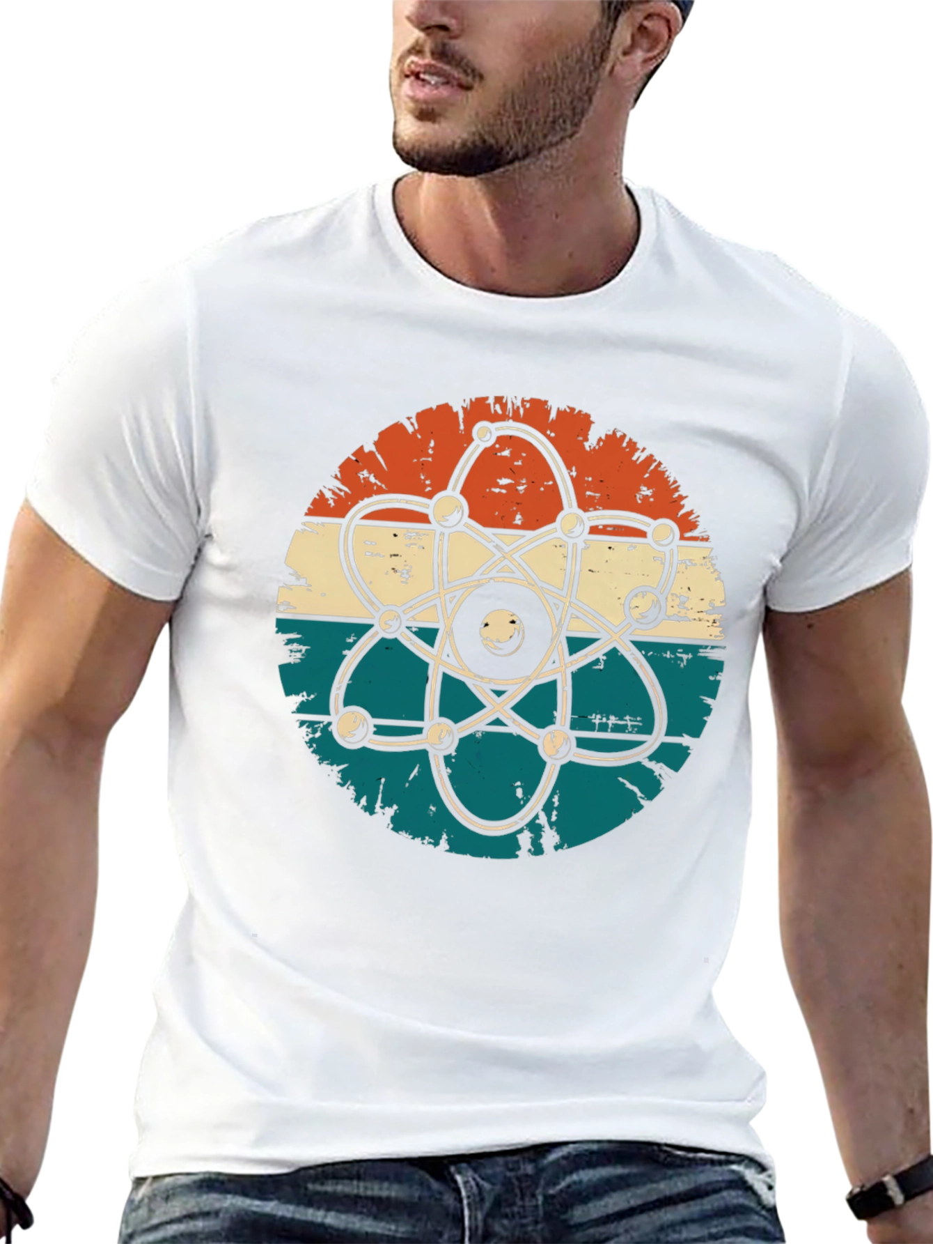 Retro Atom T-Shirt - Science Geek Apparel