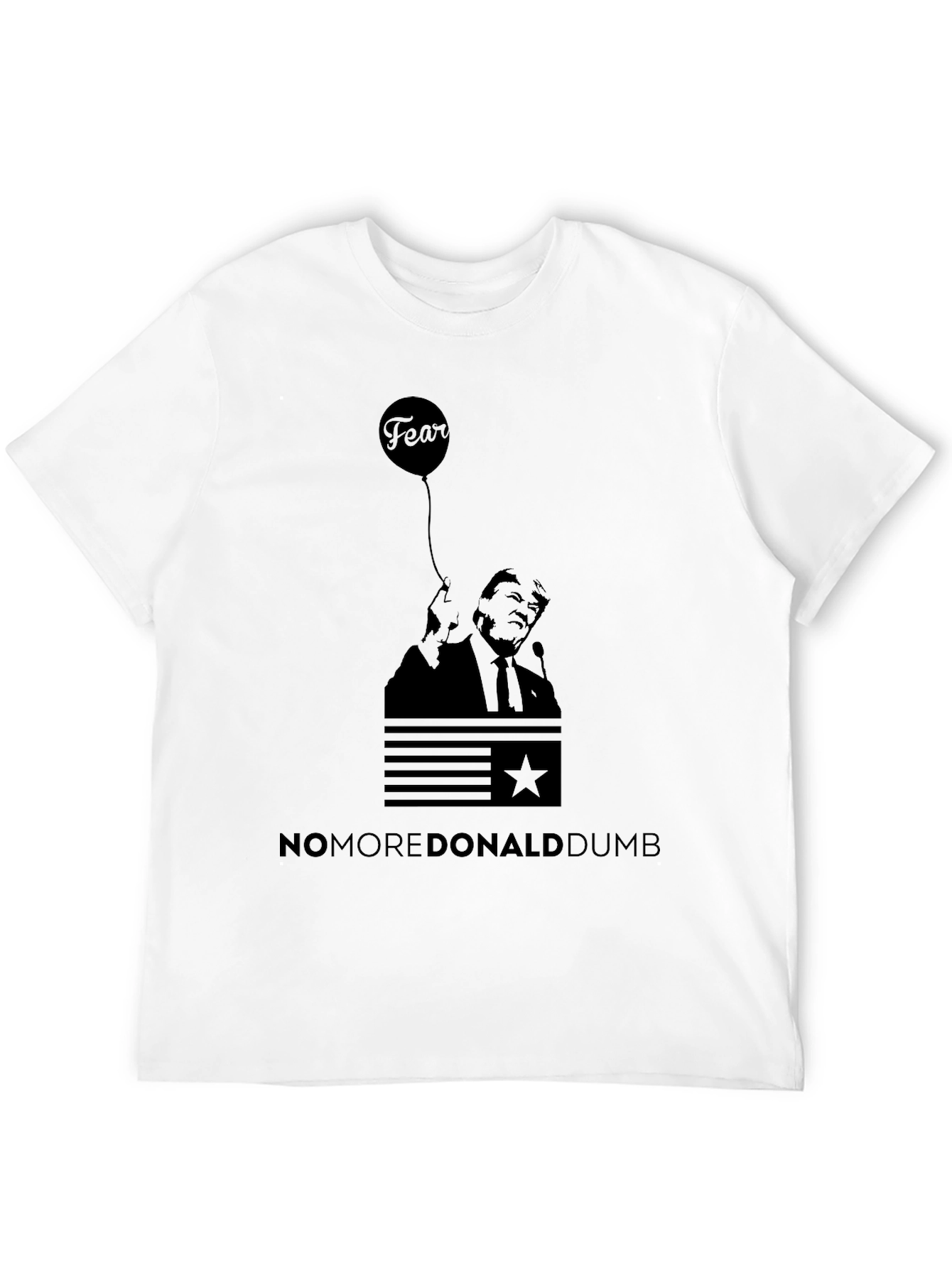 Political Statement Tee - No More Donald Dumb