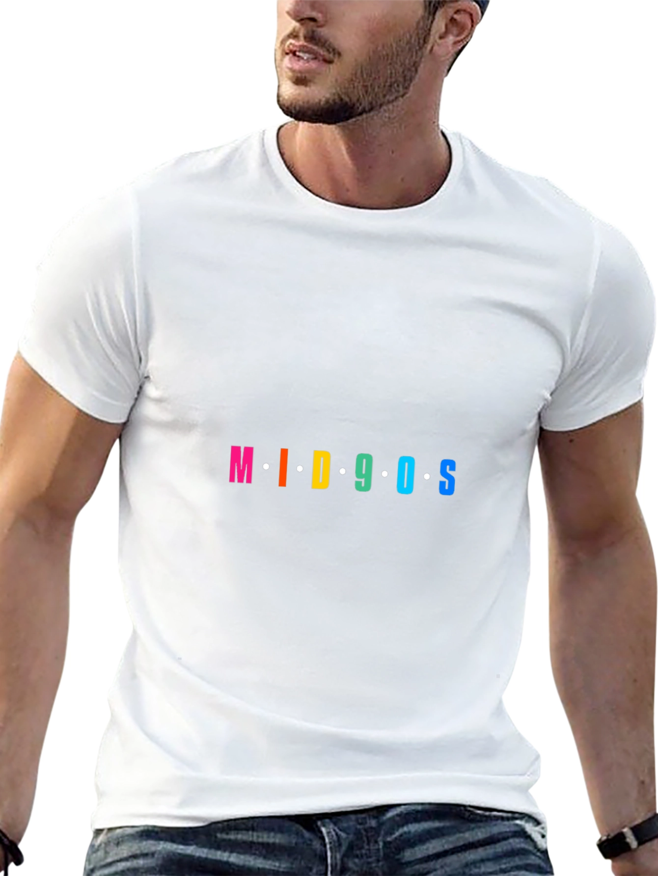 Mid 90s Graphic T-Shirt - Black Tee