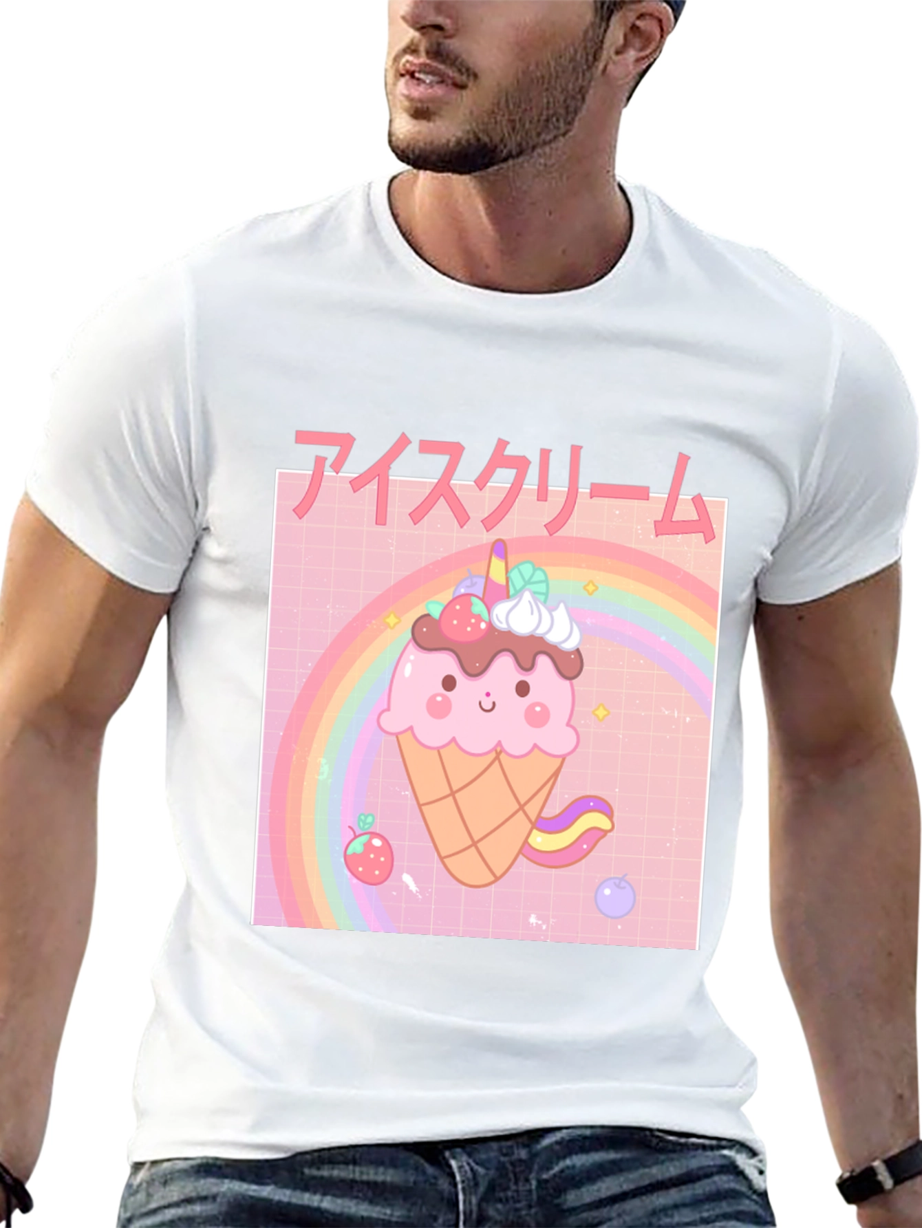 Kawaii Ice Cream T-Shirt - Unique Japanese Style