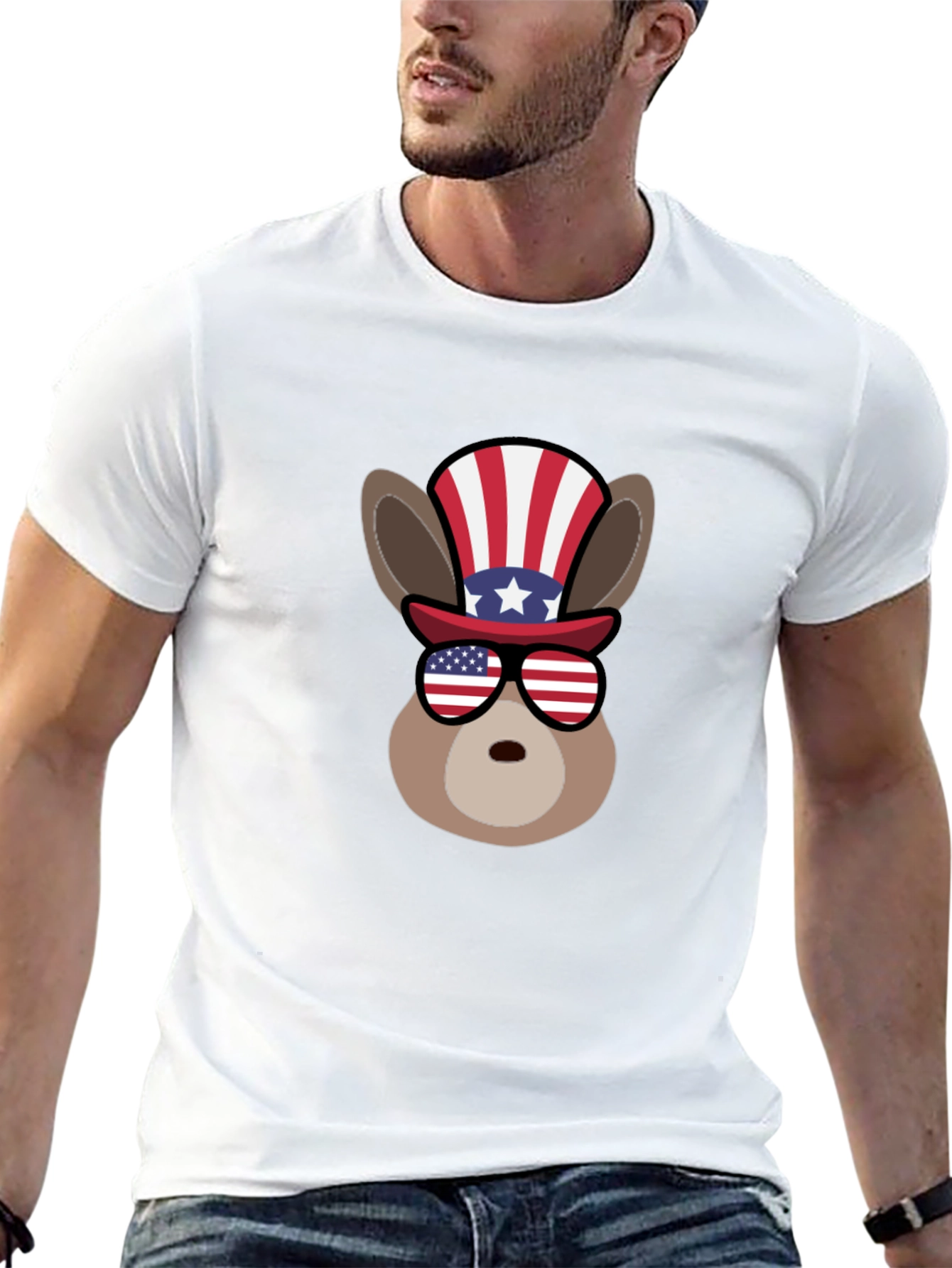 Patriotic Donkey T-Shirt: American Pride