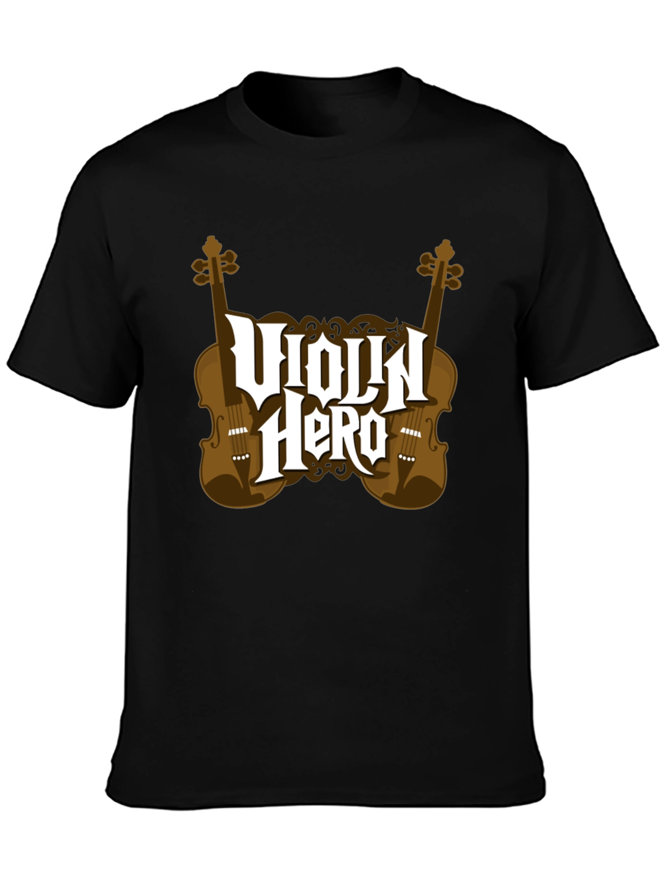 Violin Hero Graphic T-Shirt - Musician Tee