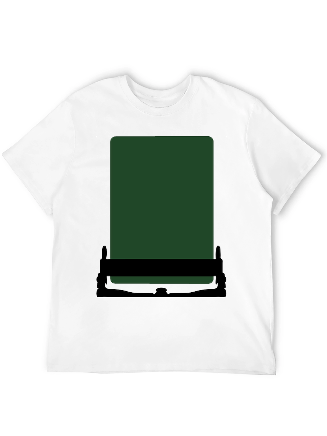 Abstract Green Block Graphic T-Shirt