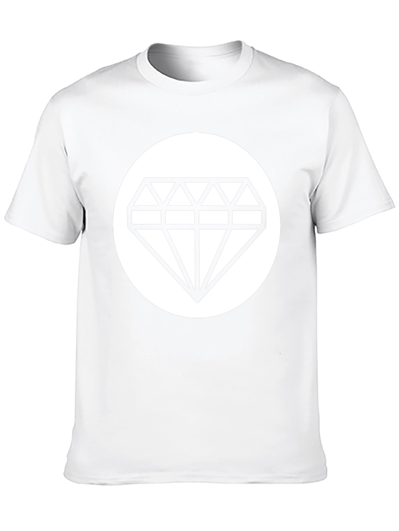 Diamond Graphic Black T-Shirt - Stylish Casual Wear
