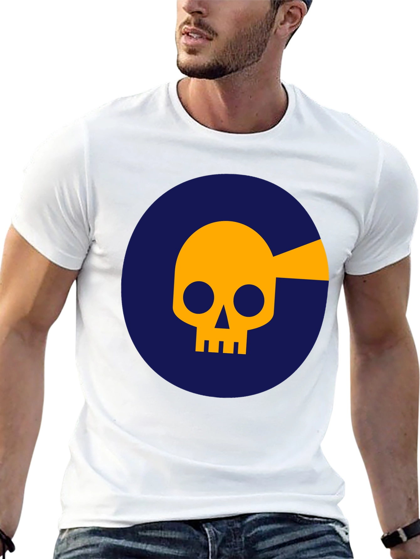 Skull and Arrow Graphic Tee - Mens Black T-Shirt