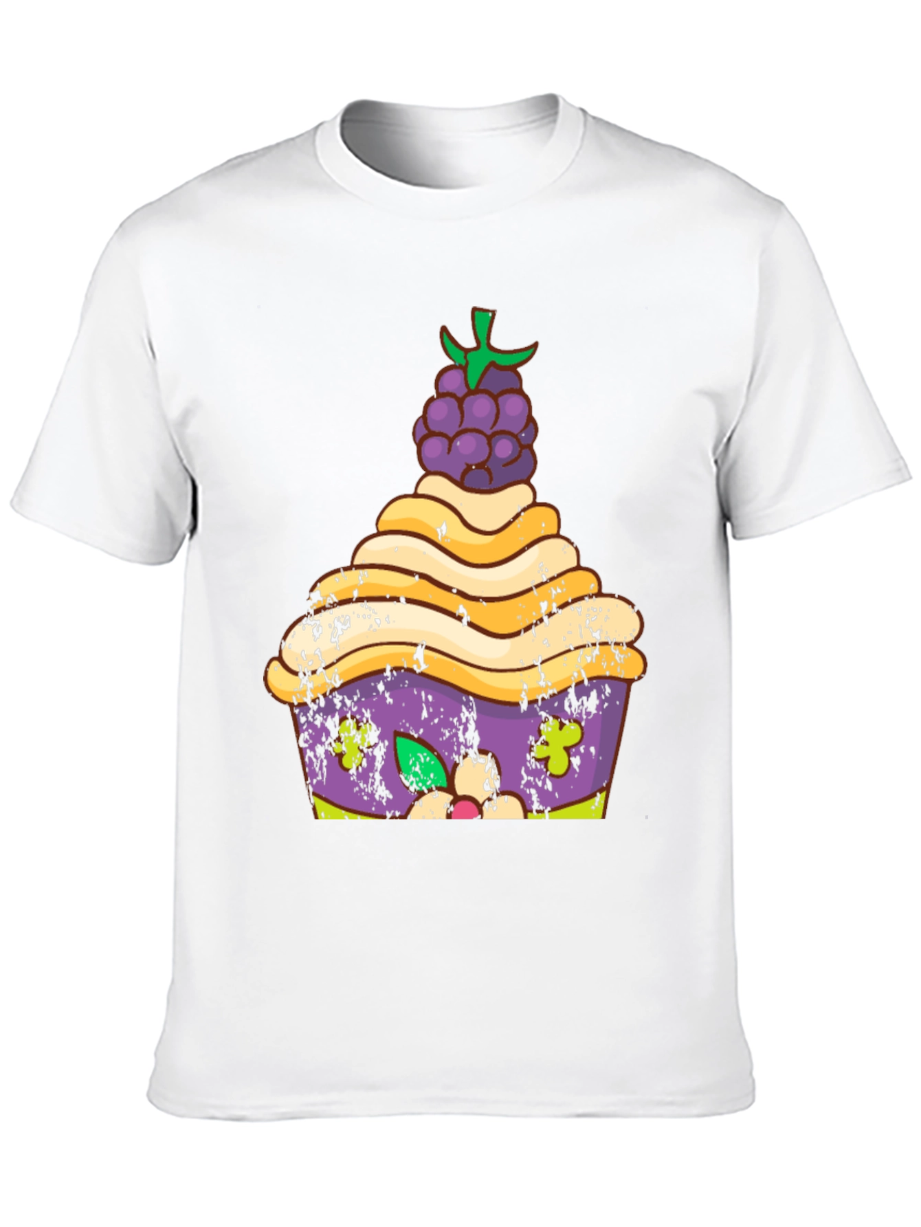 Cupcake Graphic Tee - Unique Dessert Lover Shirt