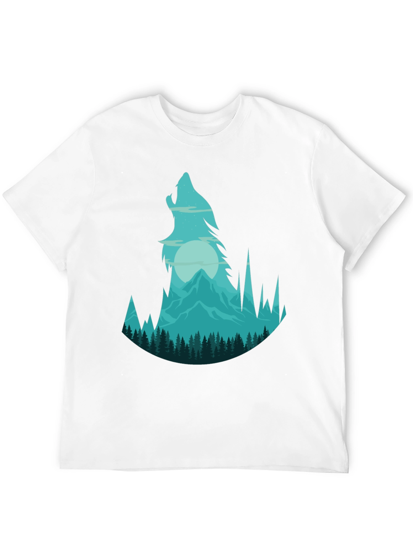 Wolf Mountain Graphic Tee - Black