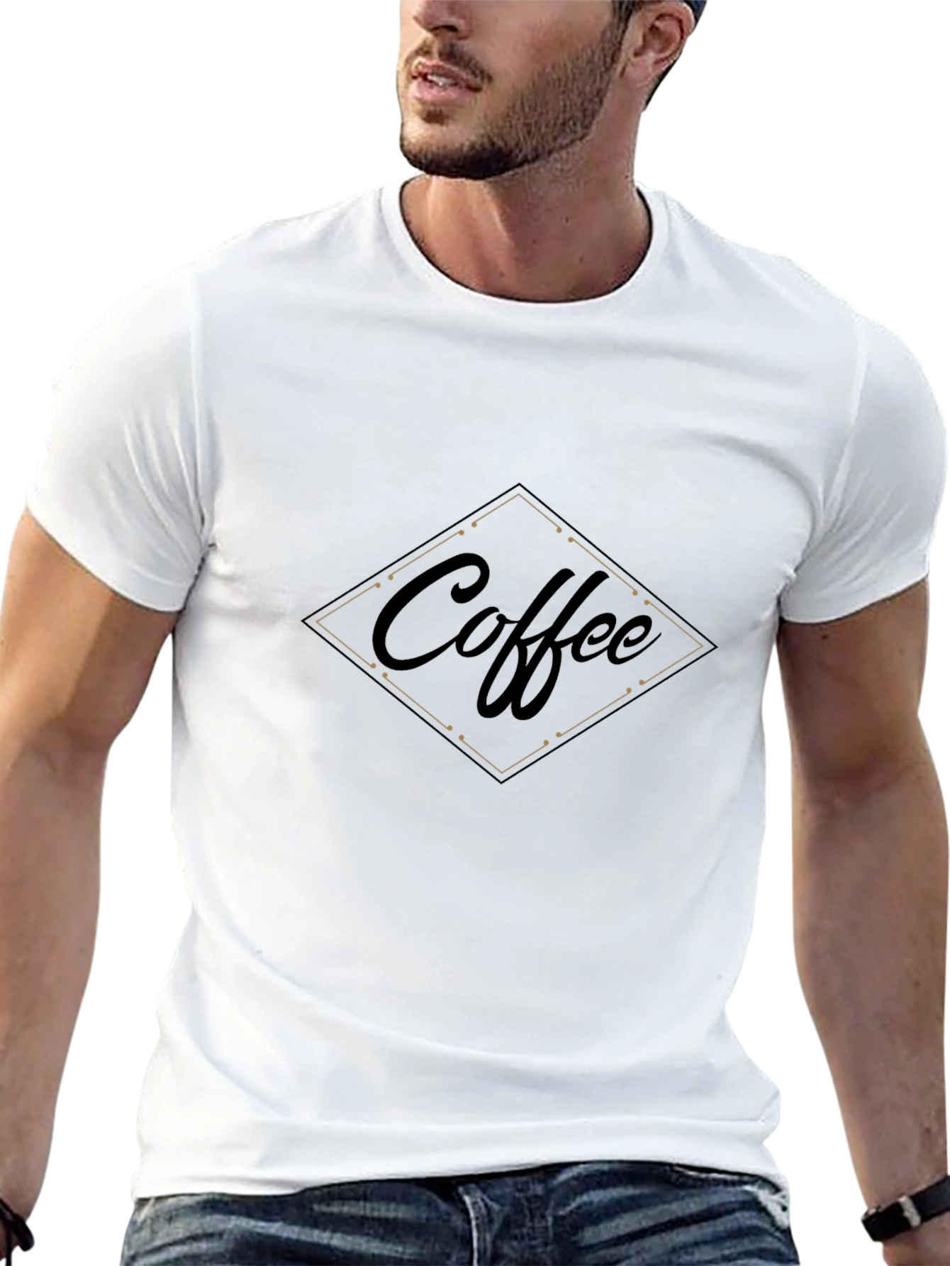 Coffee Graphic Black T-Shirt for Casual Wear