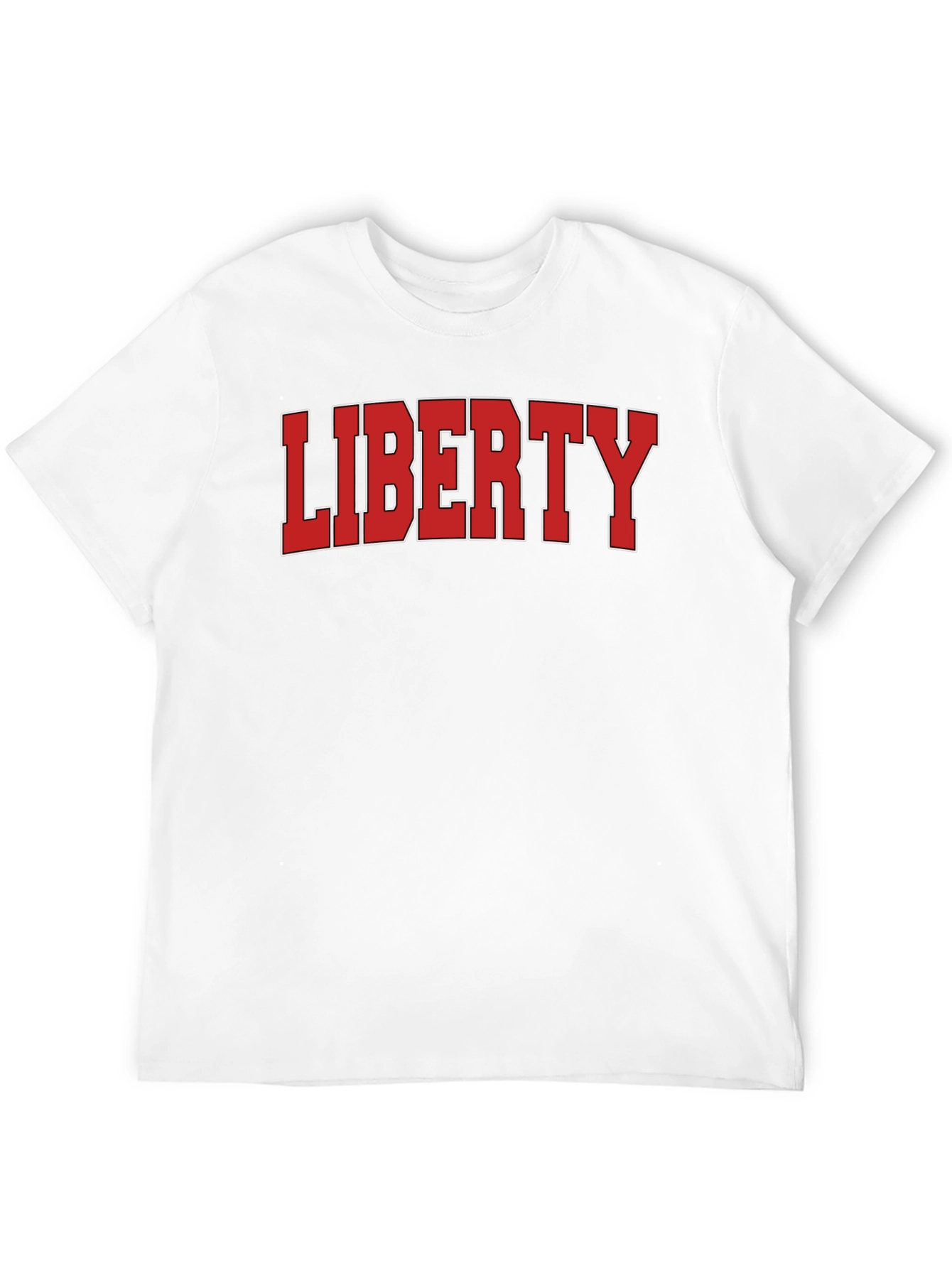 Liberty Graphic Print Black T-Shirt