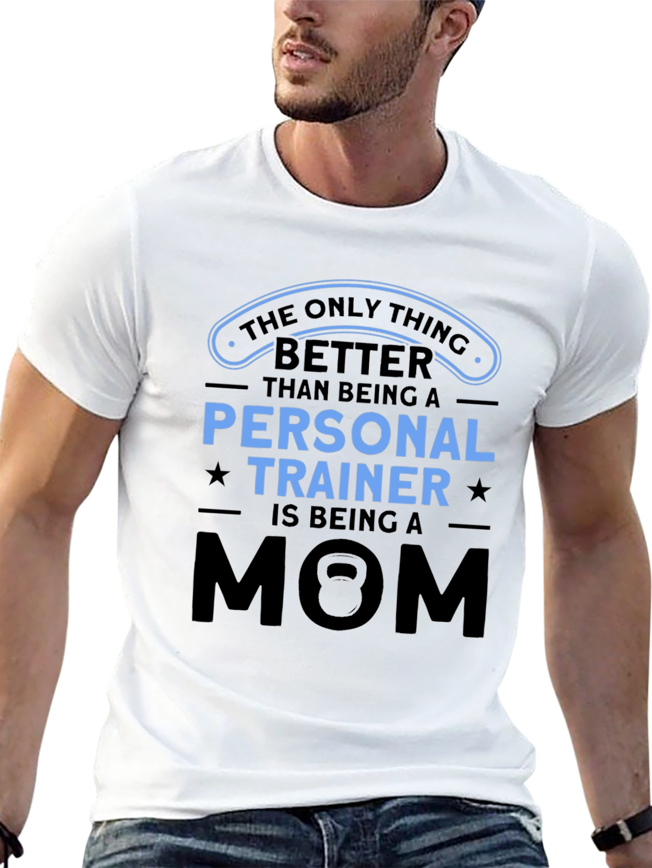 Personal Trainer Mom Black T-Shirt
