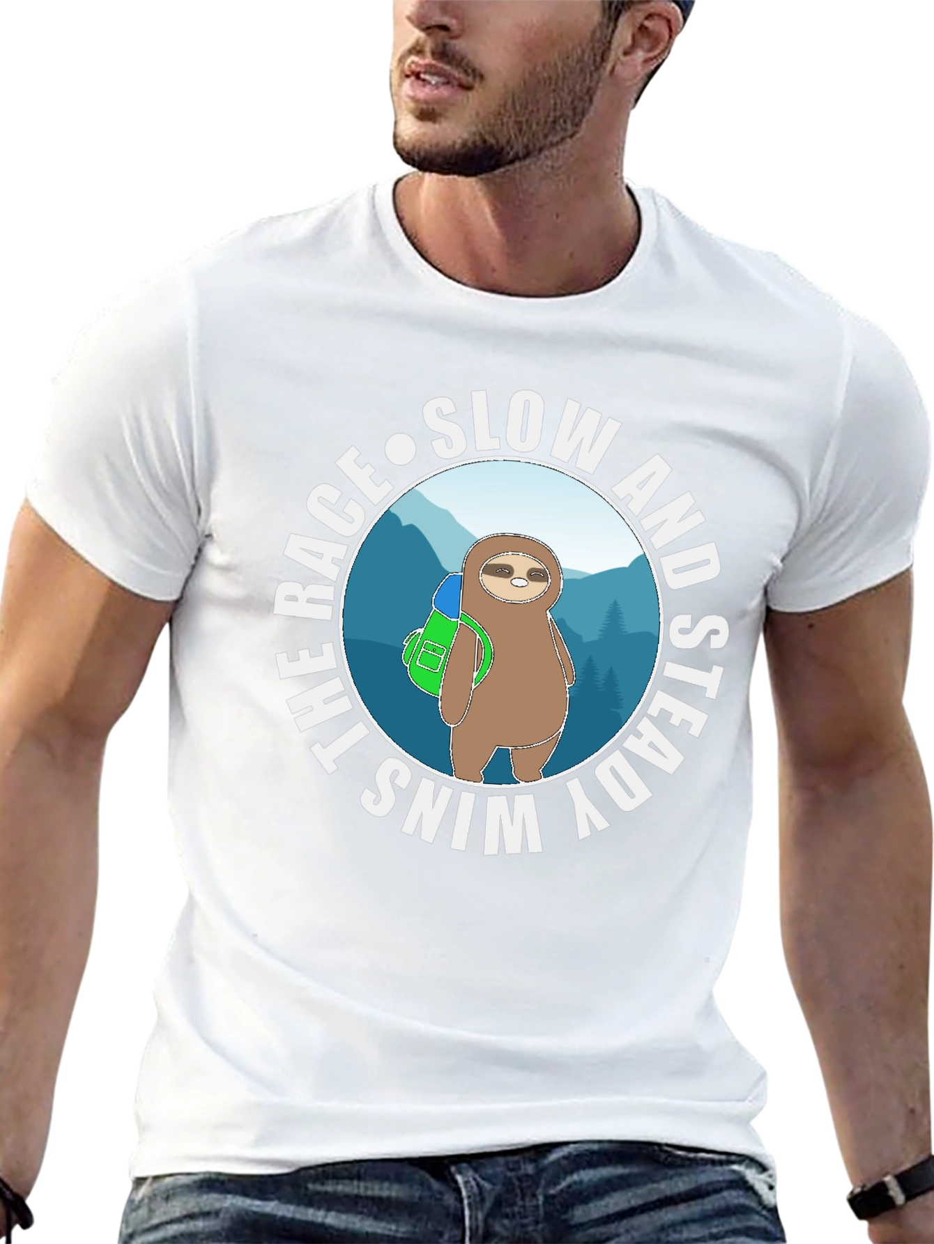 Slow and Steady Wins the Race Sloth T-Shirt