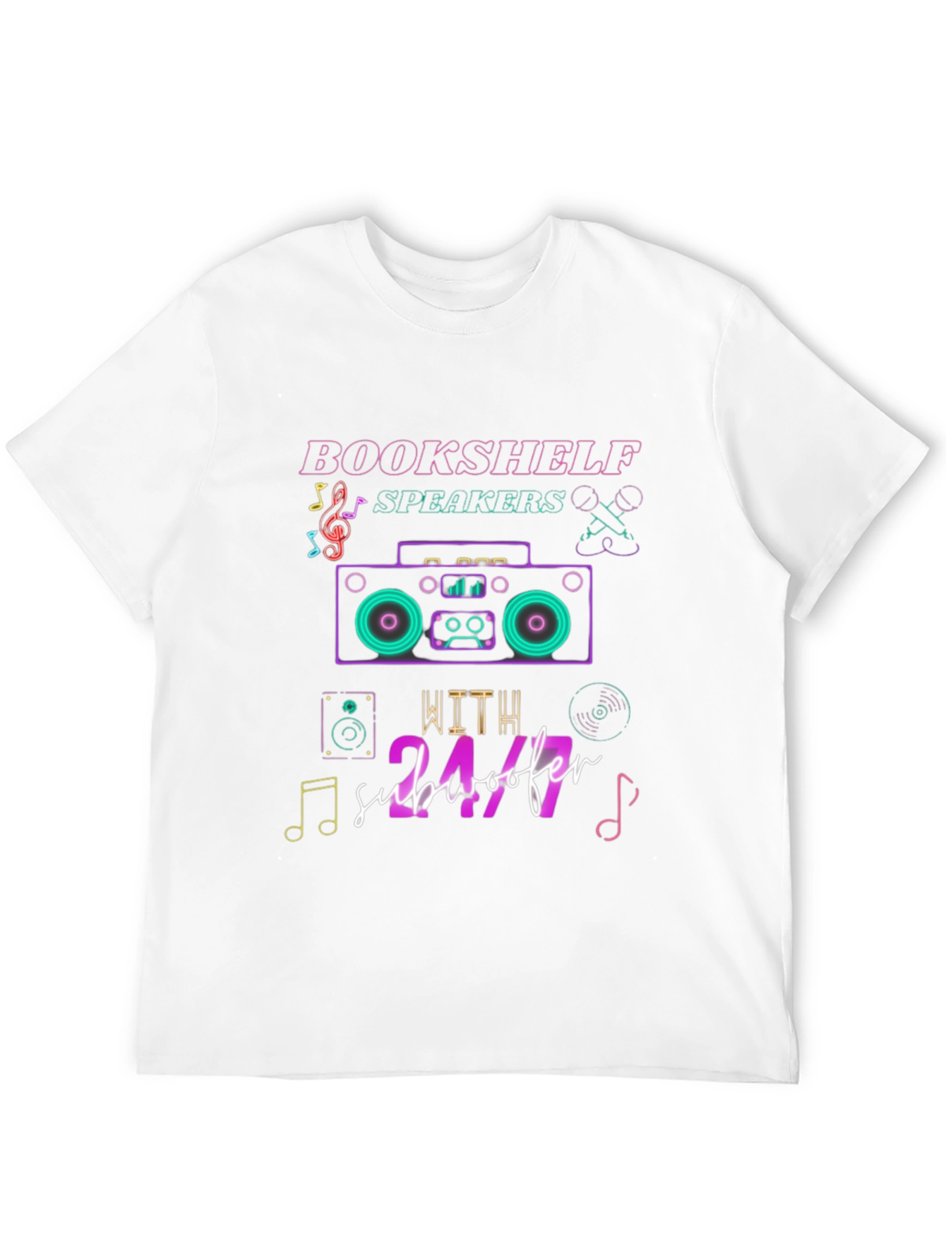 Bookshelf Speakers 24/7 Subwoofer Graphic Tee
