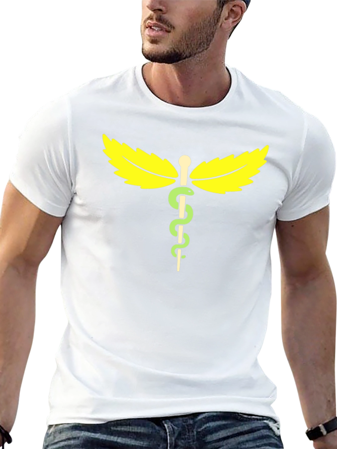 Medical Herb Symbol Graphic Tee