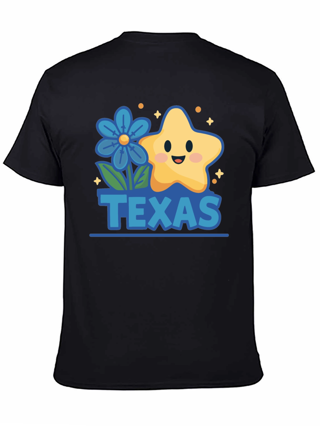 Texas Star Flower T-Shirt - Cute State Pride Tee