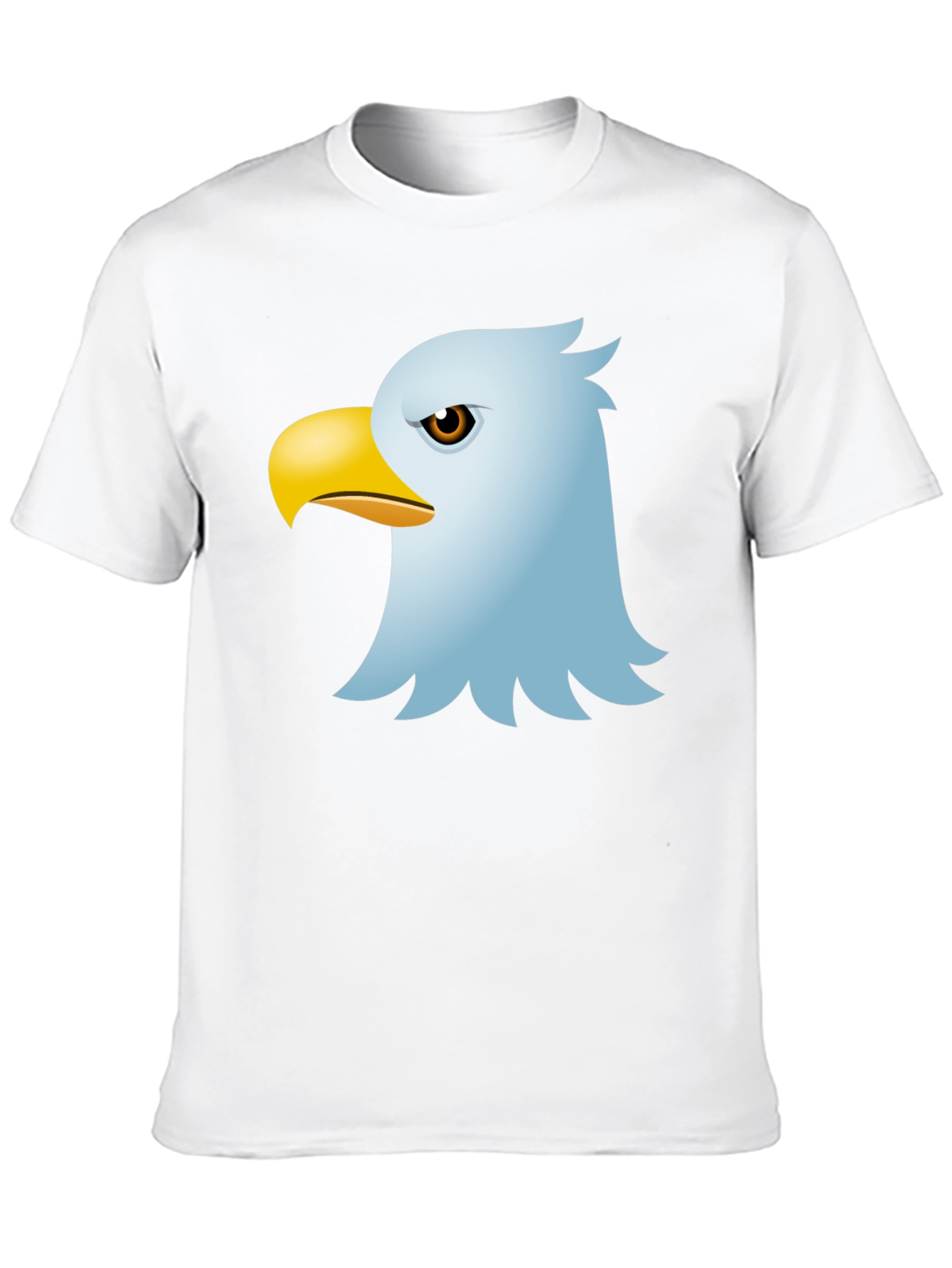 Cool Eagle Graphic Tee - Black Cotton Blend