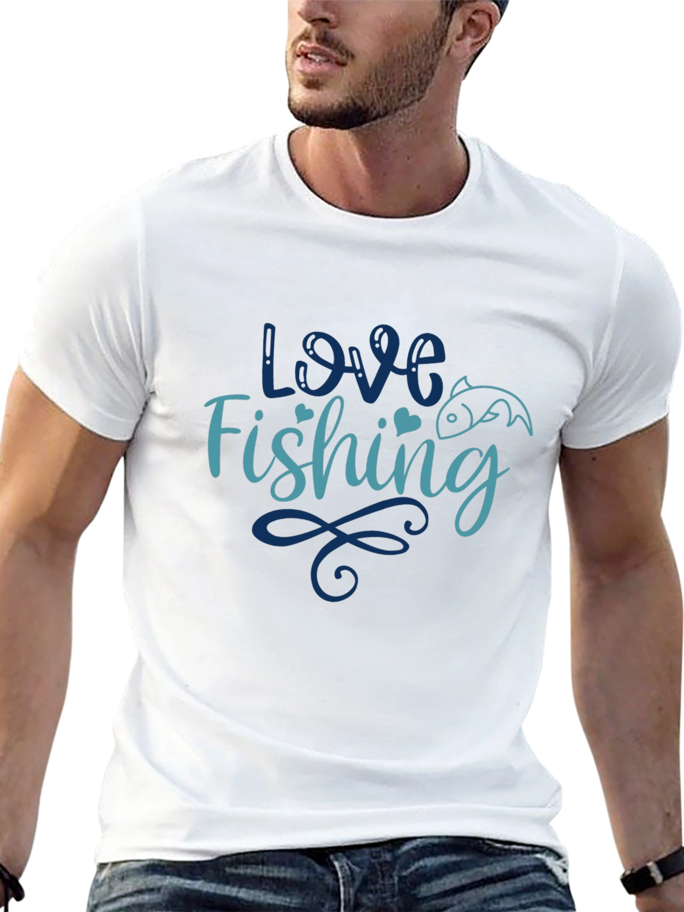 Love Fishing T-Shirt - Stylish Angler Tee