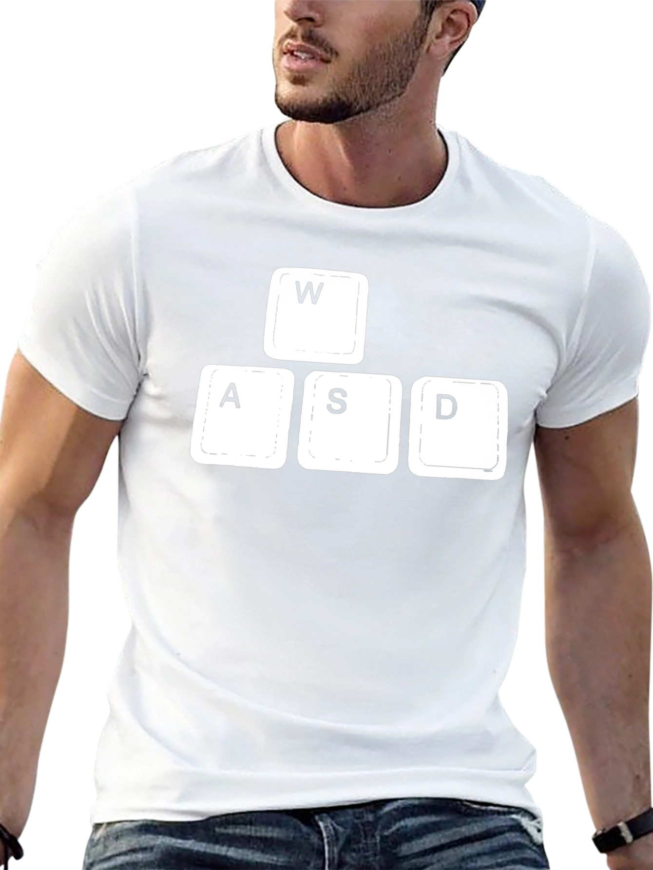 Gamer WASD Keyboard Keys T-Shirt