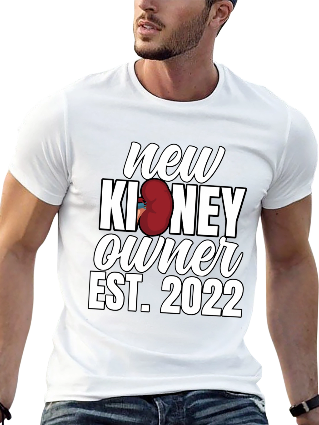 New Kidney Owner Est. 2022 Black Graphic Tee