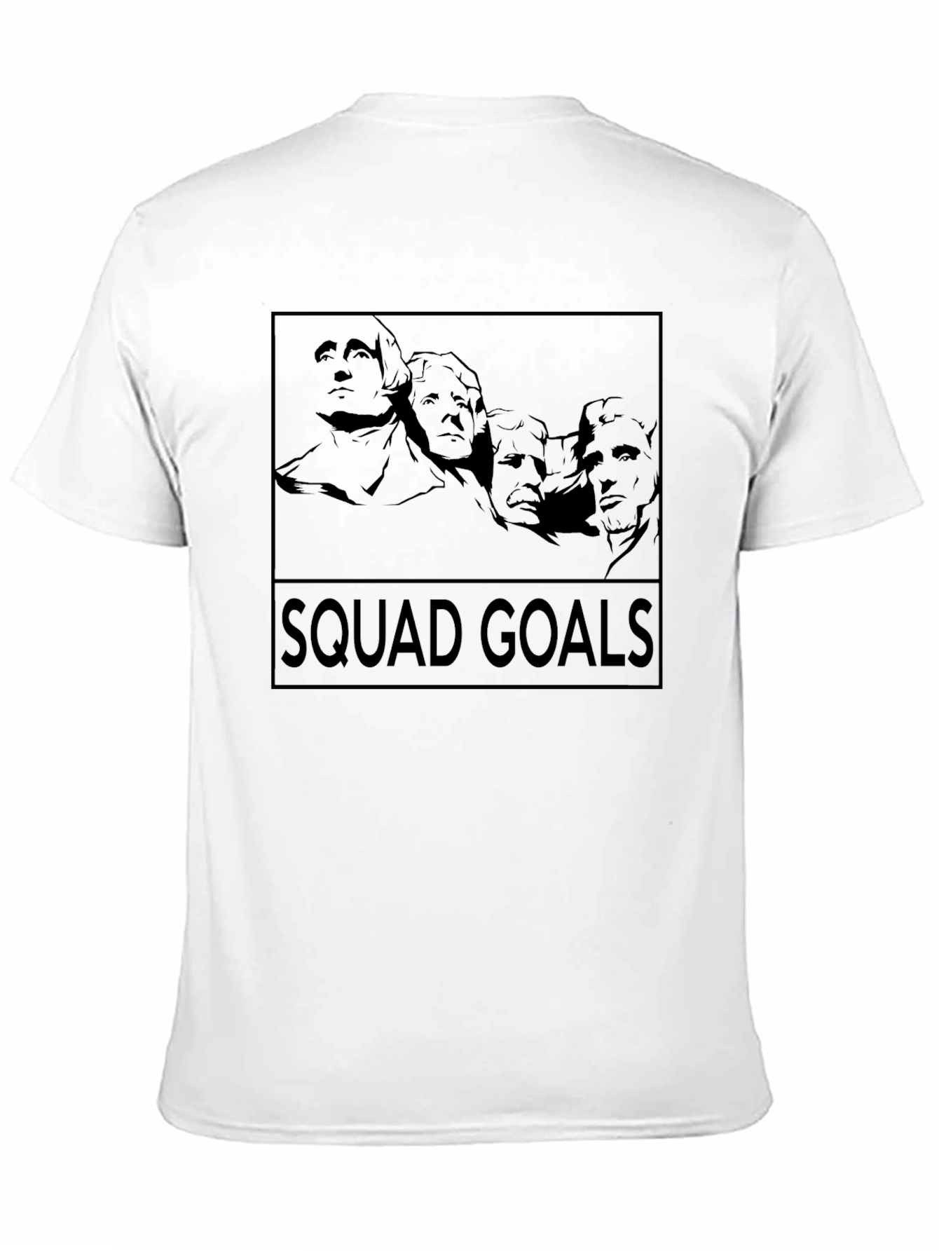 Squad Goals Mount Rushmore Graphic Tee - Black