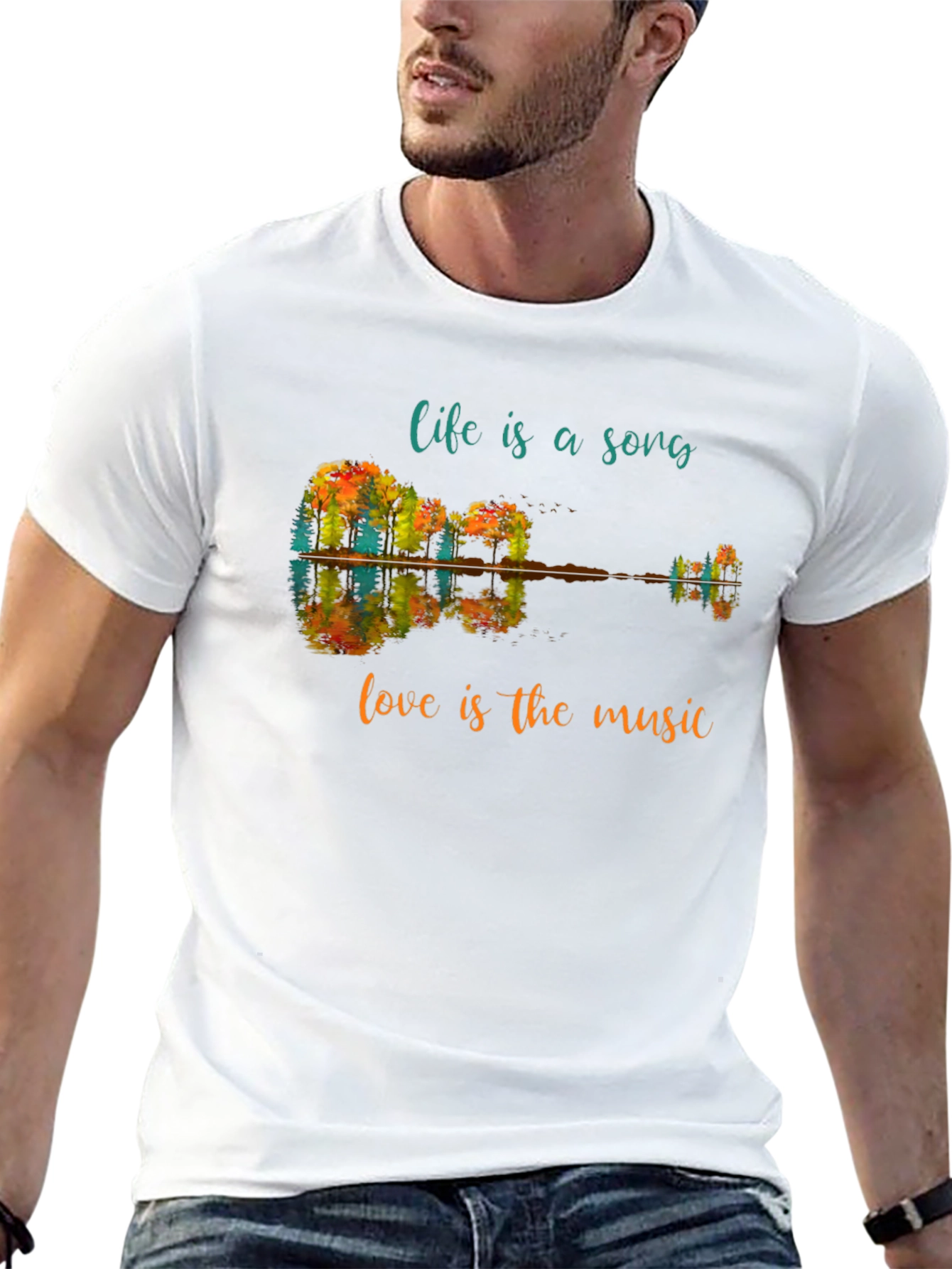 Life is a Song Guitar T-Shirt