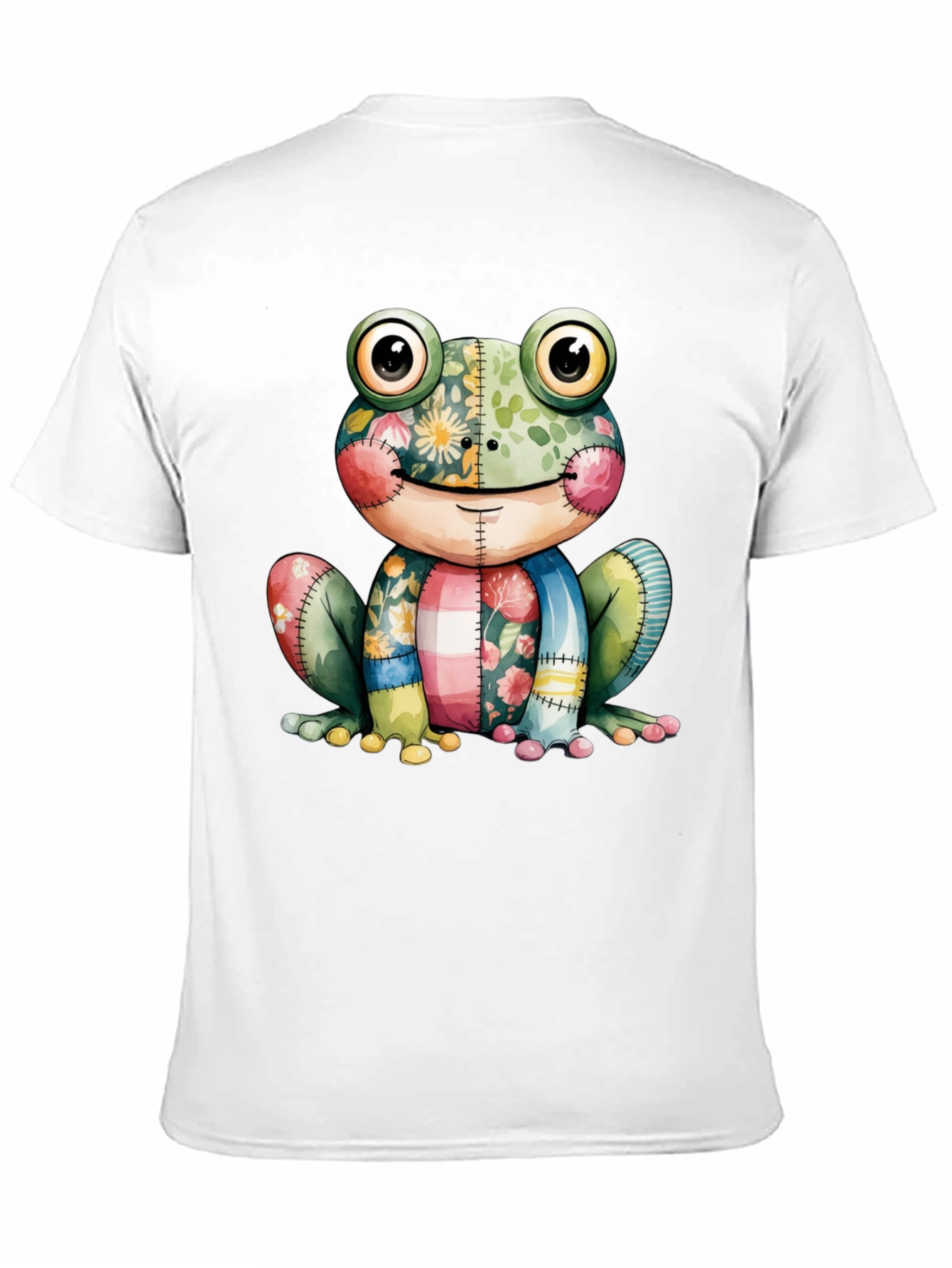 Frog Patchwork Tee - Cute and Unique Design