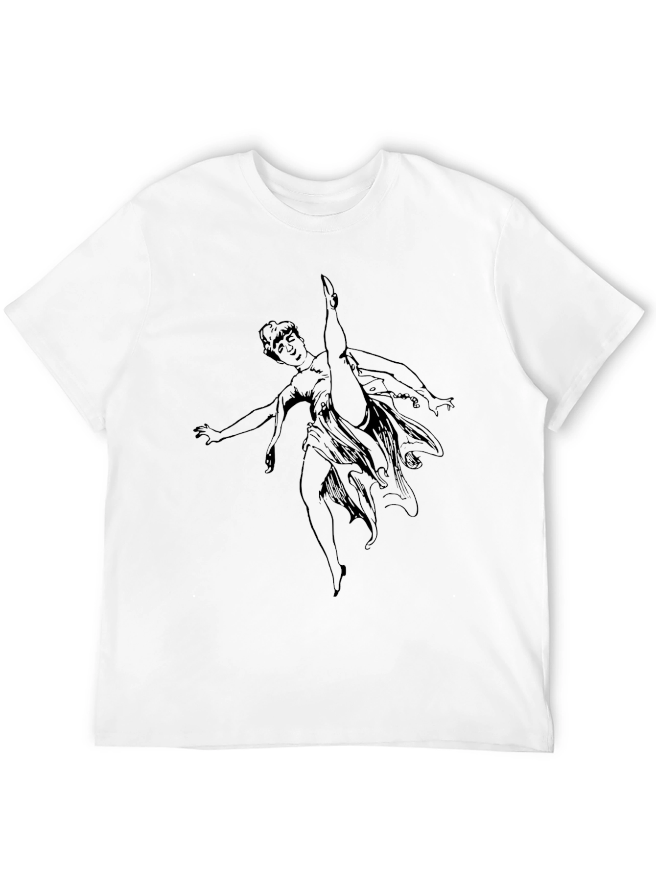 Elegant Dancer Black T-Shirt