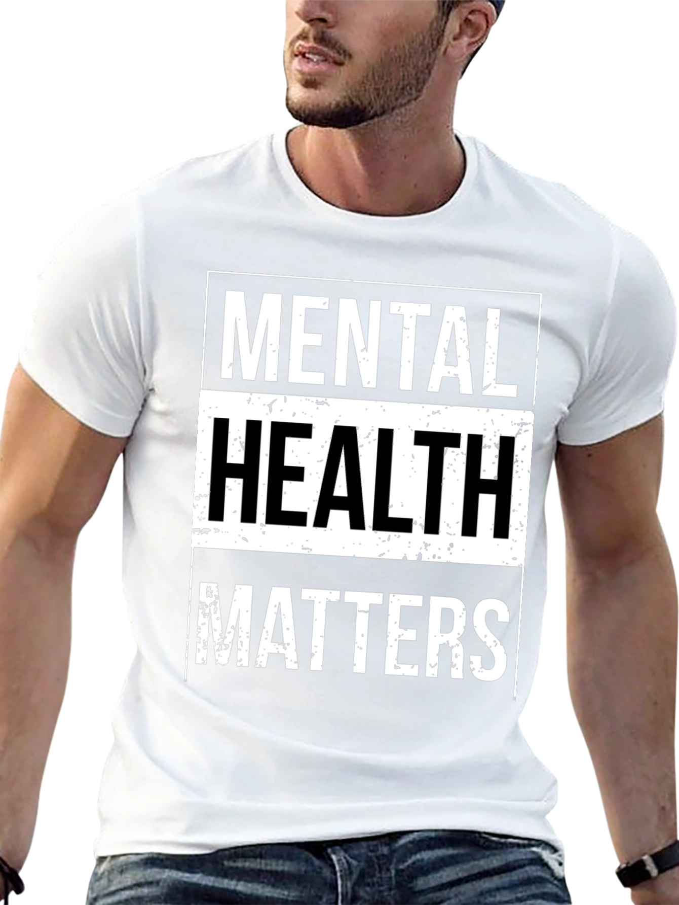 Mental Health Matters Black Graphic Tee