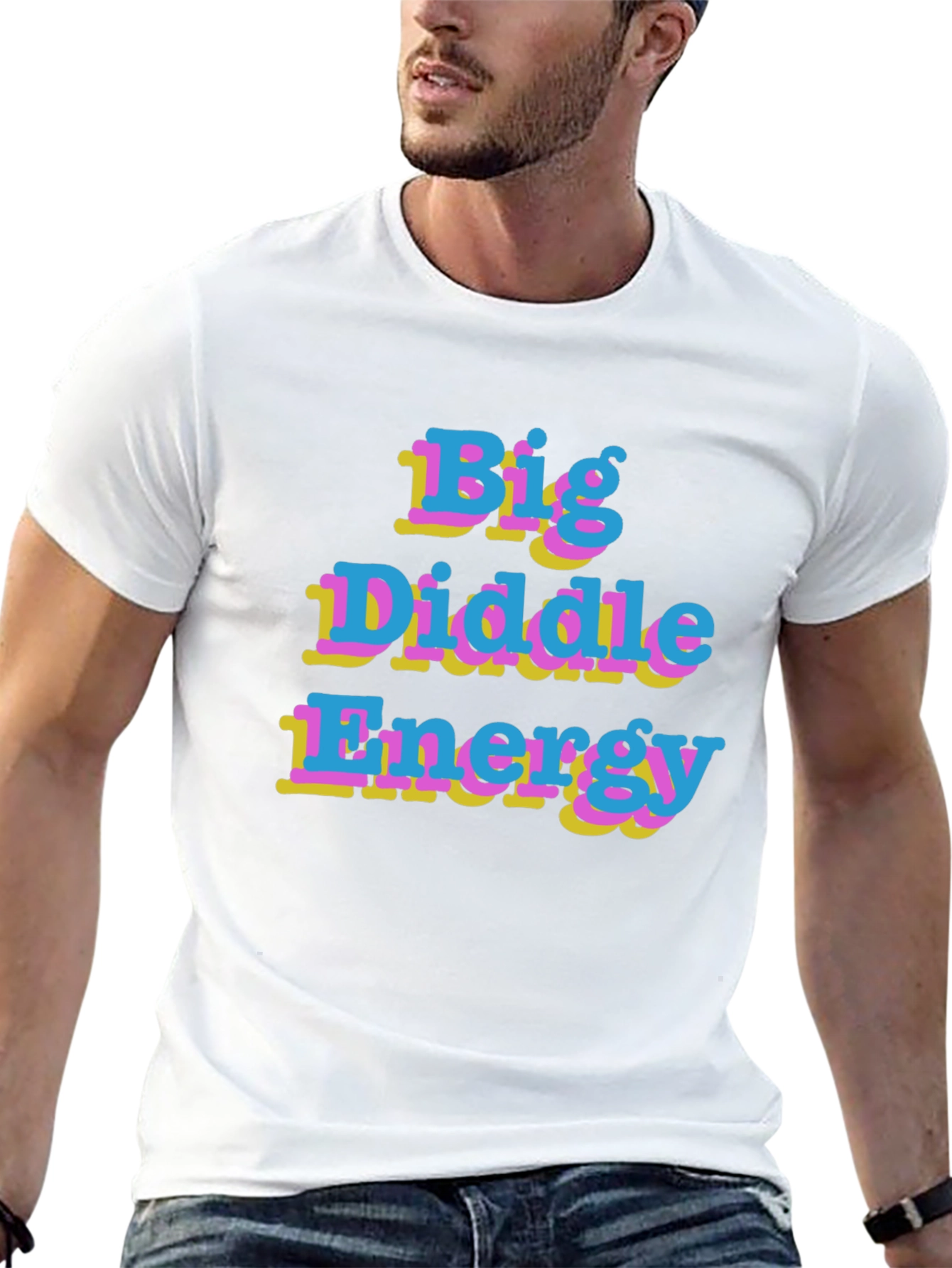 Big Diddle Energy Graphic Tee - Black Unisex T-Shirt
