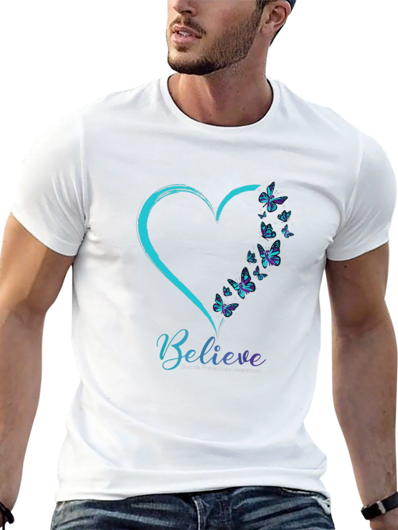 Believe Suicide Prevention Awareness T-Shirt