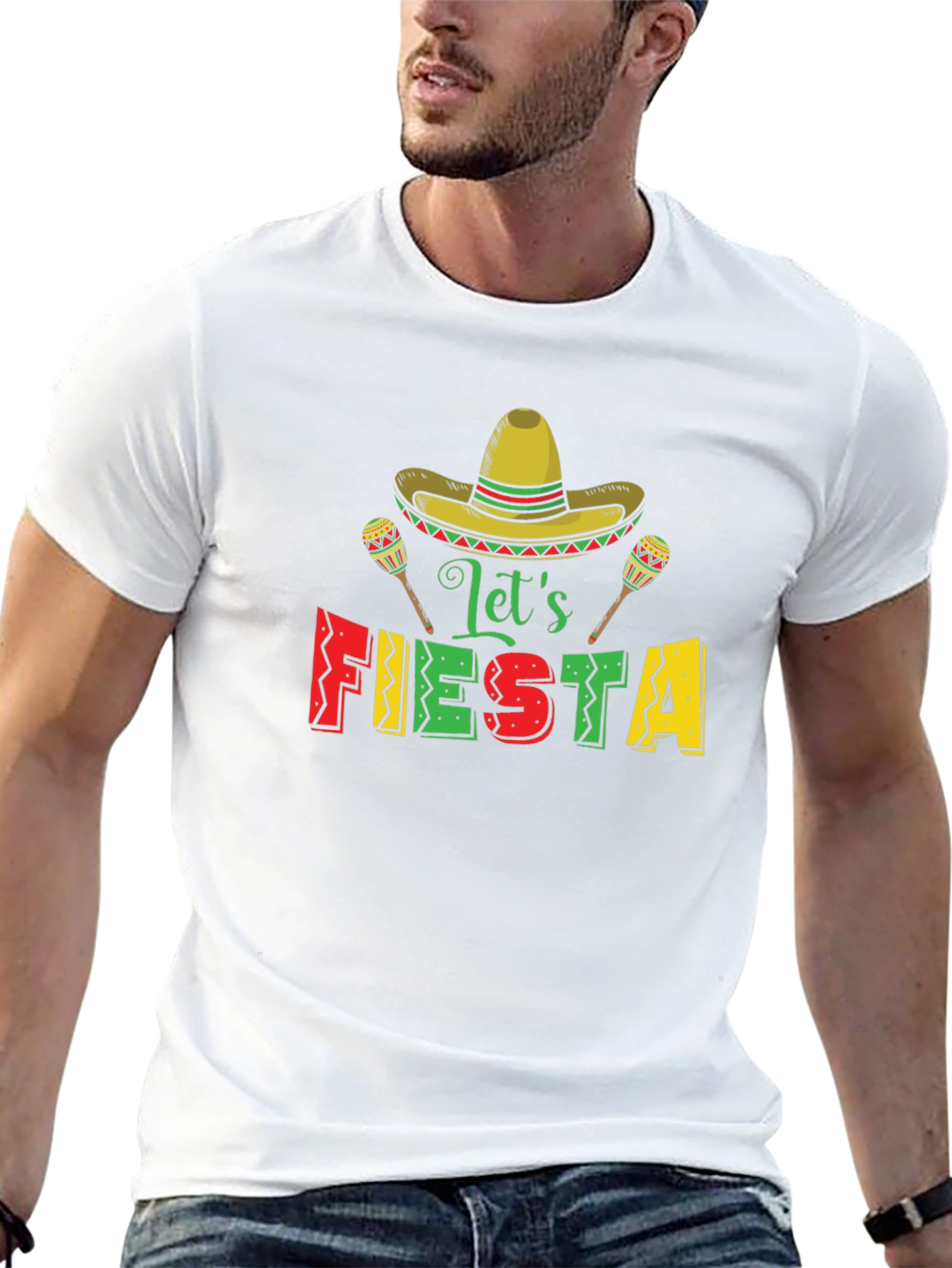 Lets Fiesta Graphic T-Shirt
