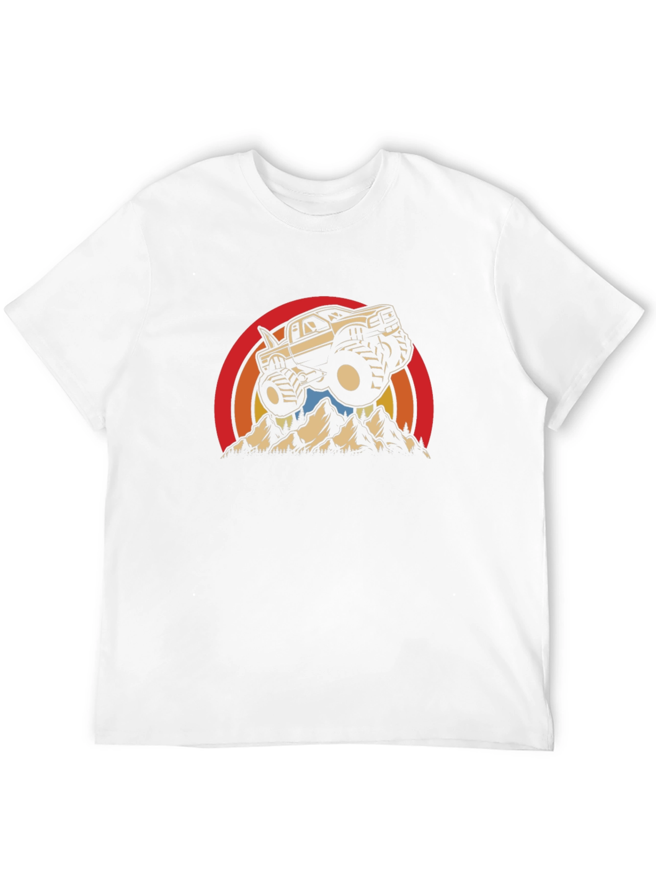 Monster Truck Retro Graphic Tee