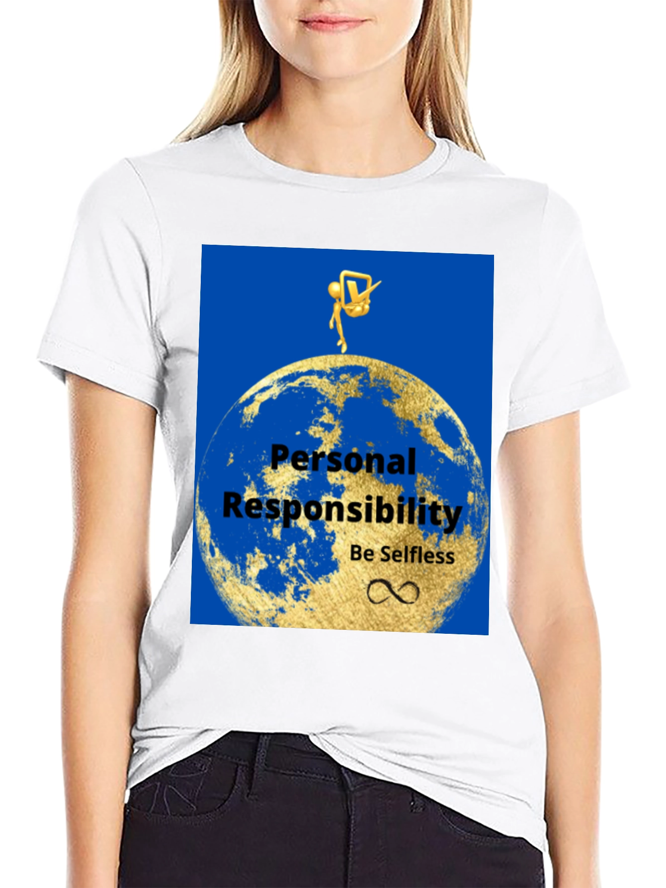 Personal Responsibility Graphic T-Shirt - Be Selfless