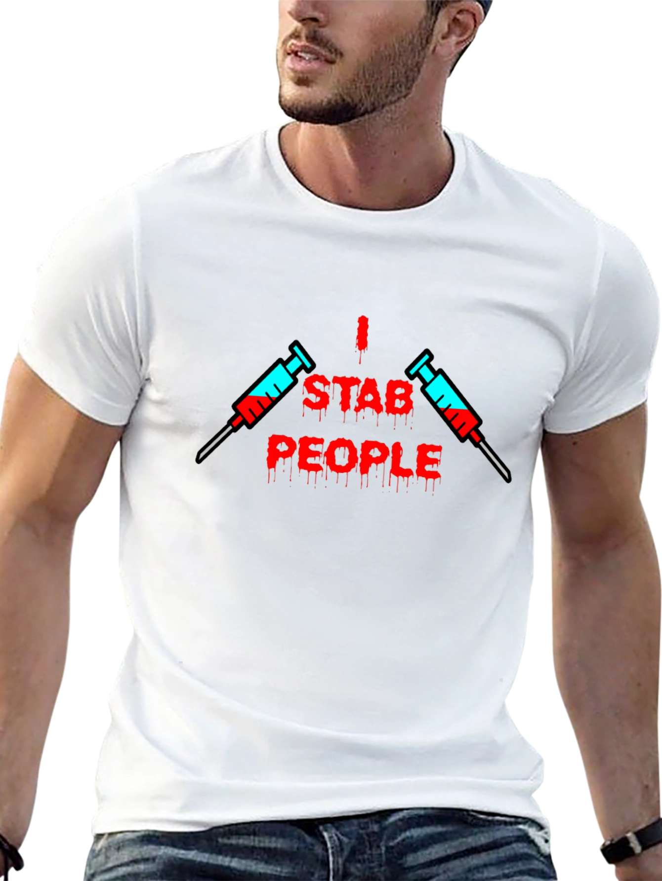 I Stab People Graphic Tee