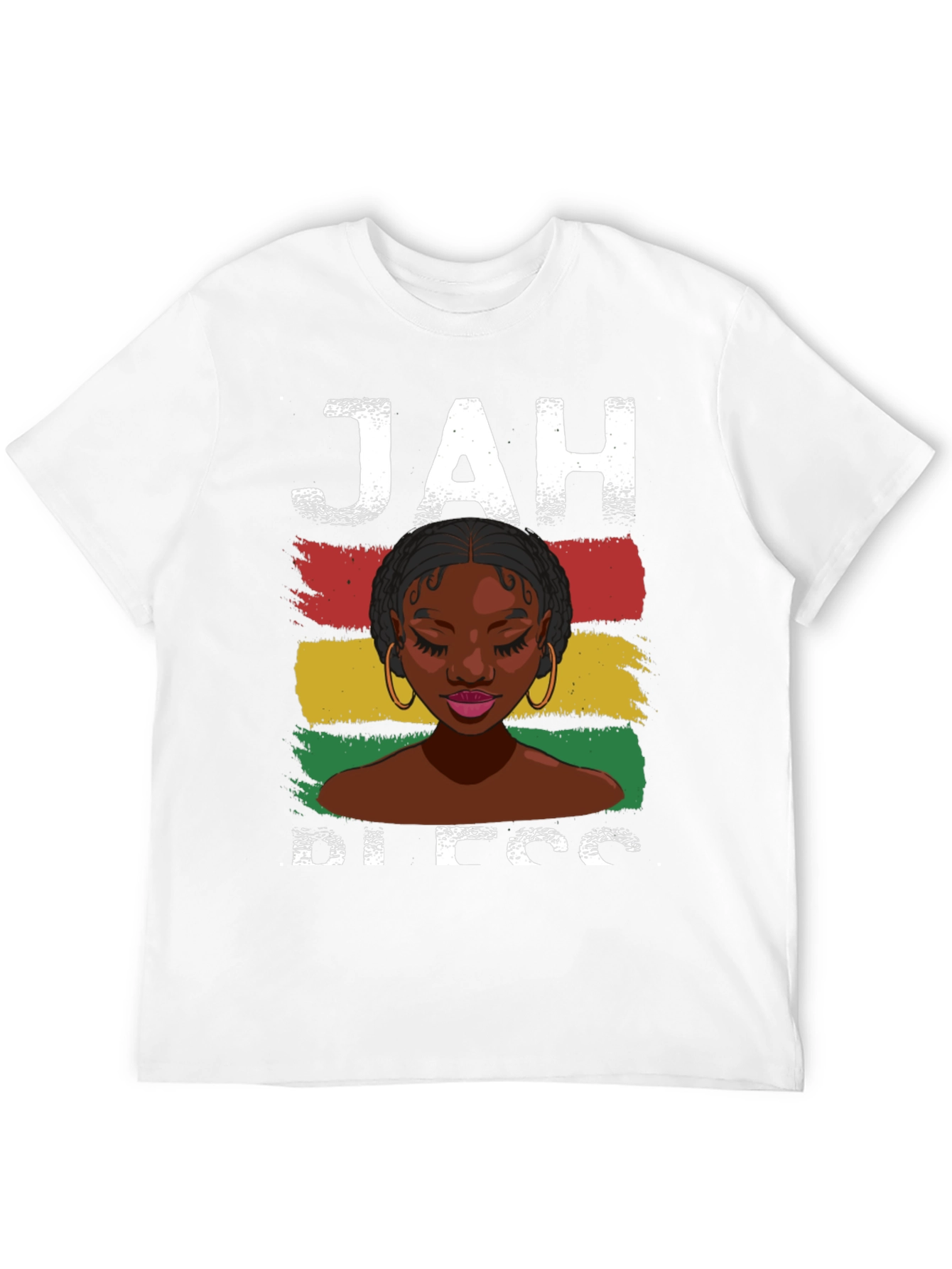 Jah Bless T-Shirt - Rastafarian Graphic Tee