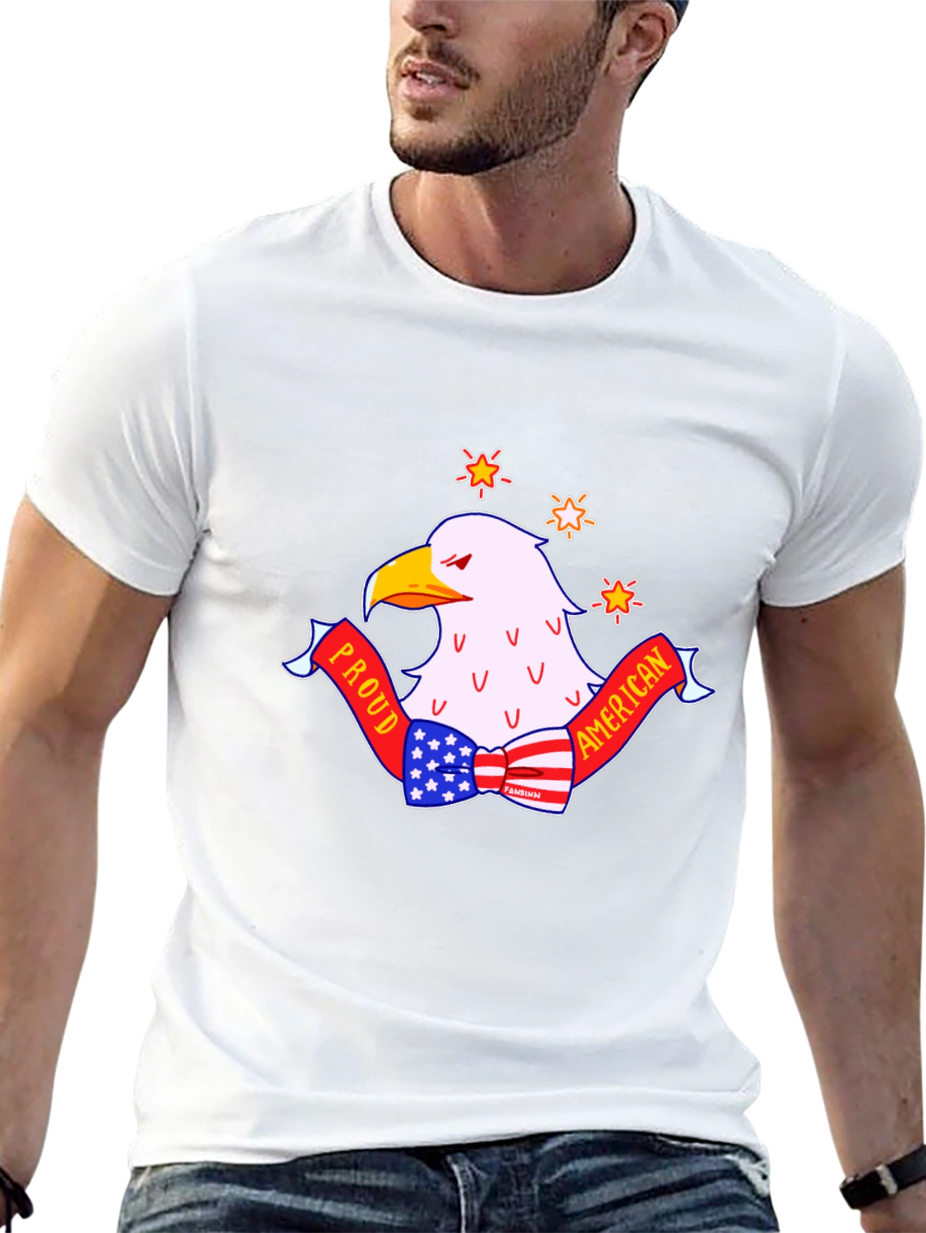 Proud American Eagle Graphic T-Shirt