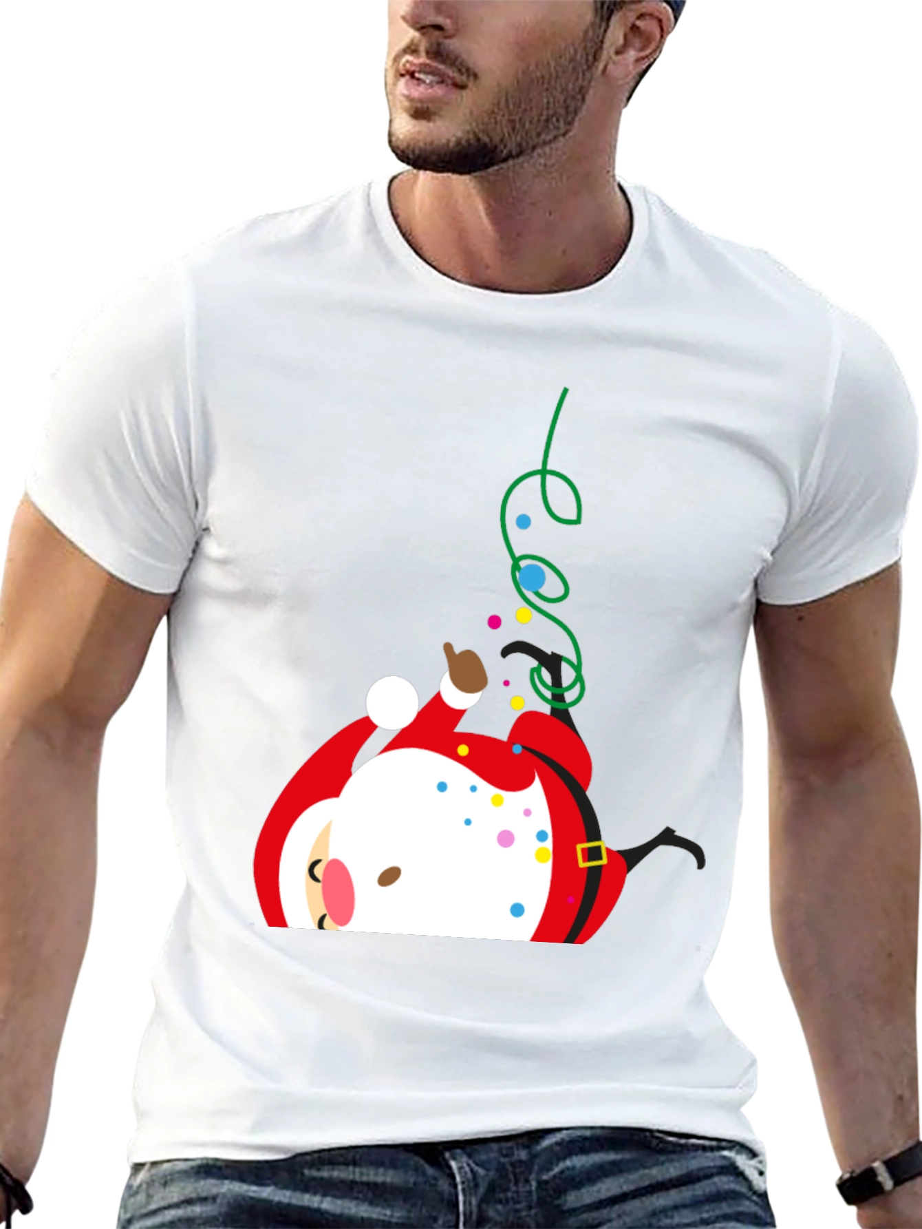 Santa T-Shirt - Funny Christmas Design