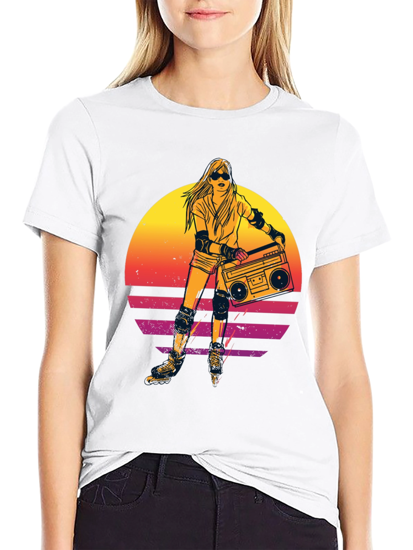 Retro Roller Skate T-Shirt - 80s Vibes