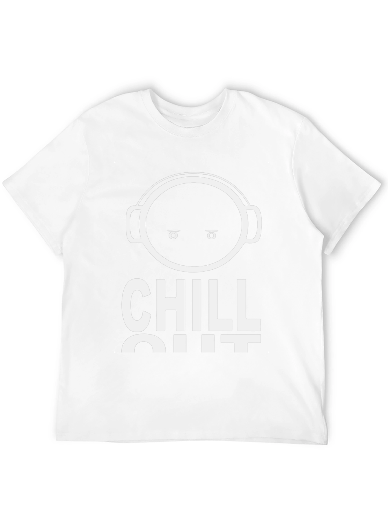 Chill Out Graphic T-Shirt - Relaxed Fit Black Tee