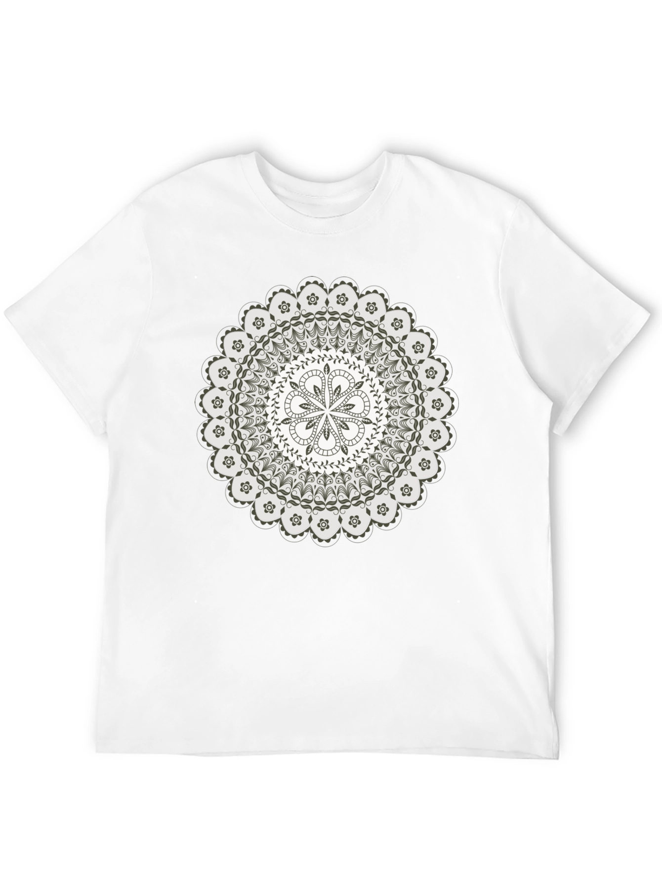 Mandala Graphic Black T-Shirt