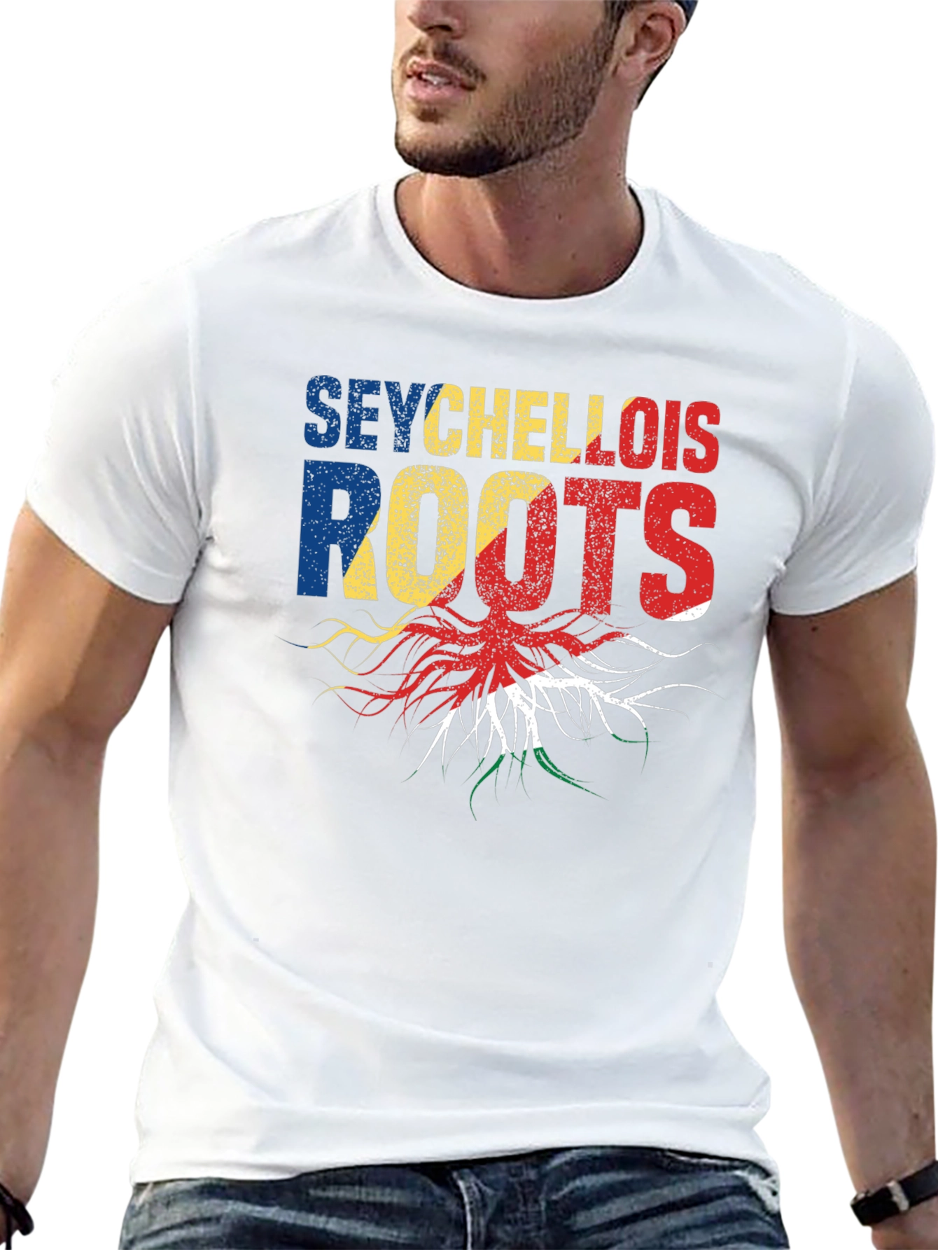 Seychellois Roots Black T-Shirt