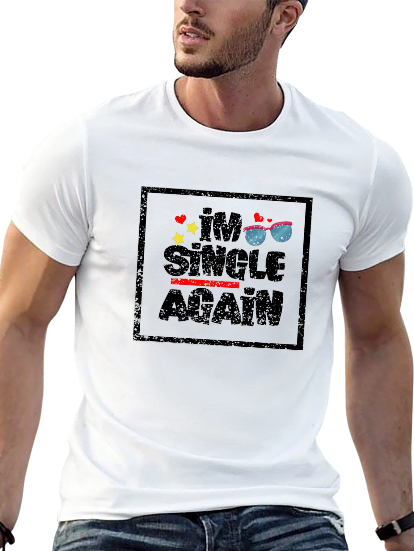 Single Again Graphic Tee - Black Casual Shirt