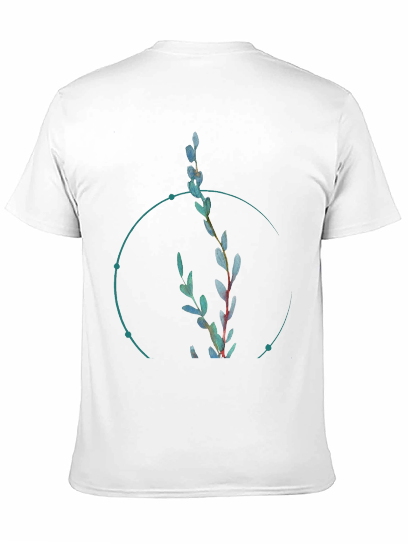 Nature Inspired Graphic Black T-Shirt