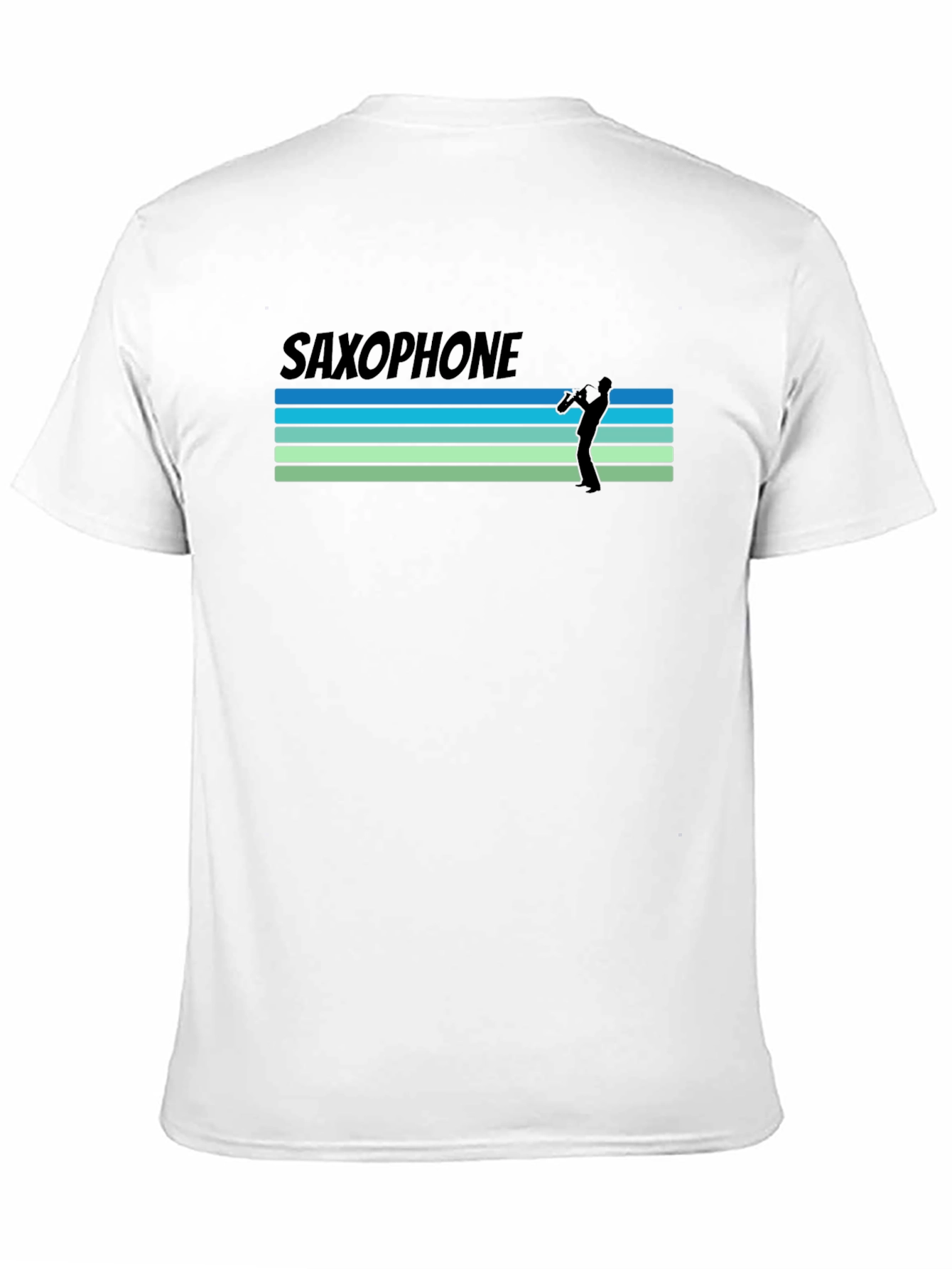 Retro Saxophone Player Graphic T-Shirt
