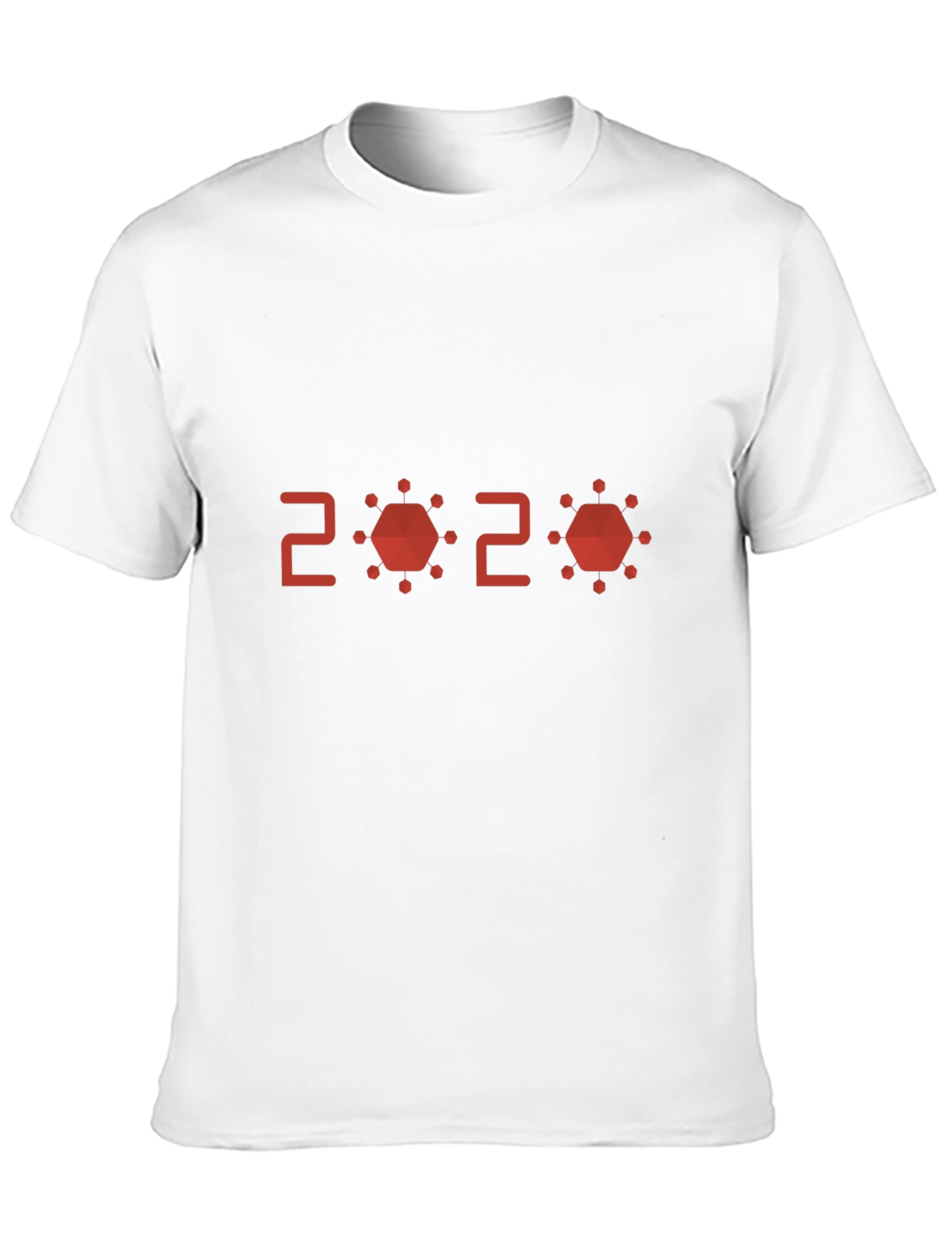 Geometric 2020 Graphic Tee - Cool Casual Style
